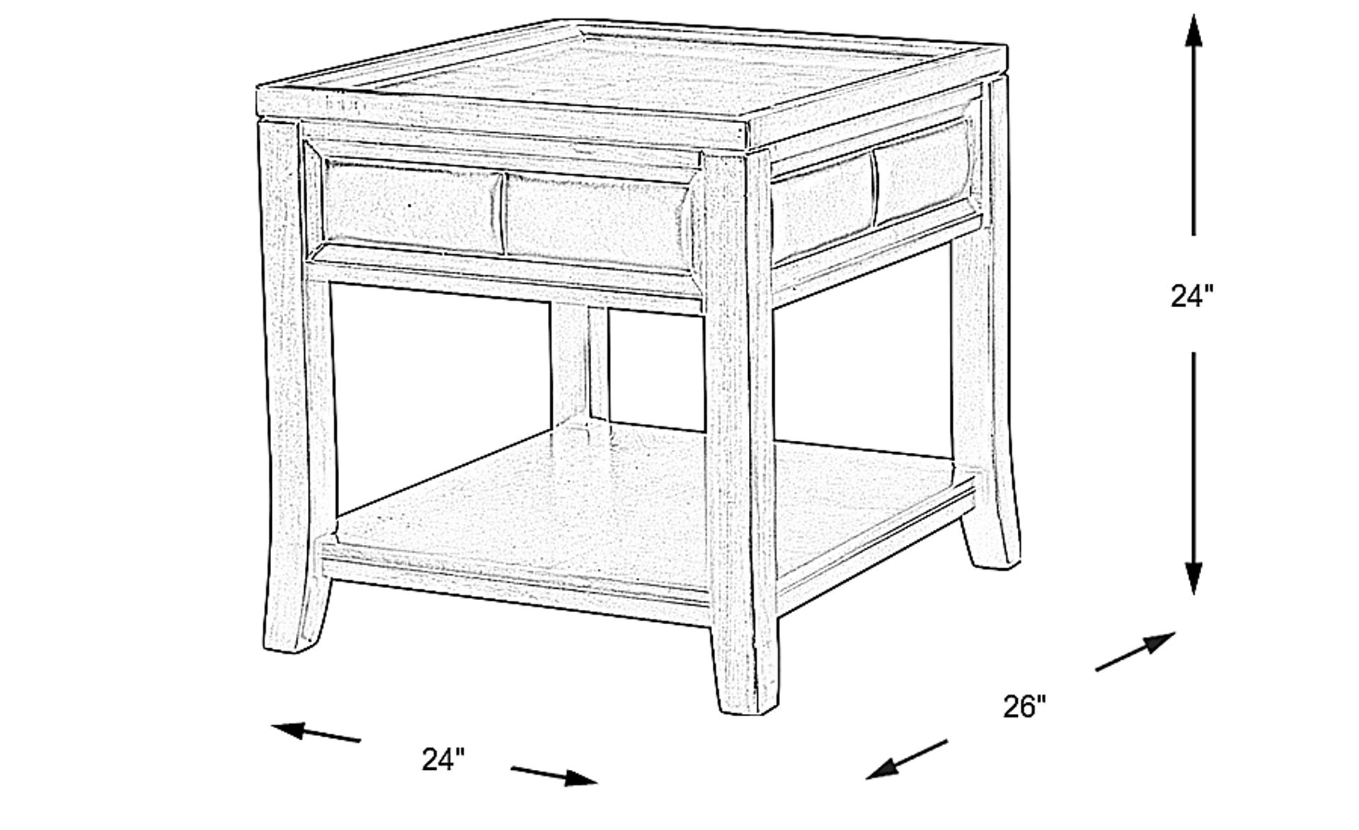 Dimension Image. Please refer to the Dimension Tab on this page for dimension details.