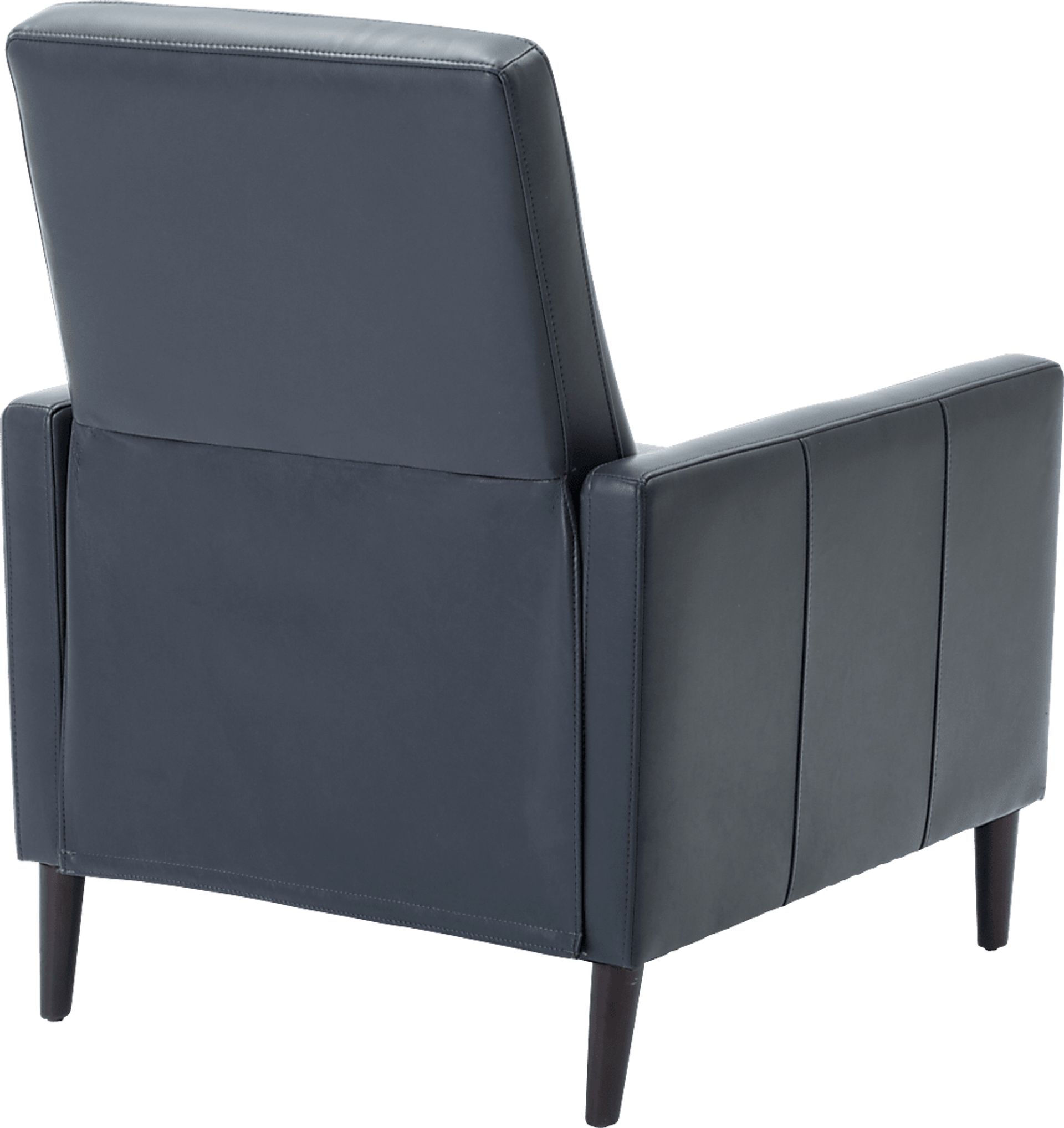 Bentree Blue Push Back Recliner - Image 2