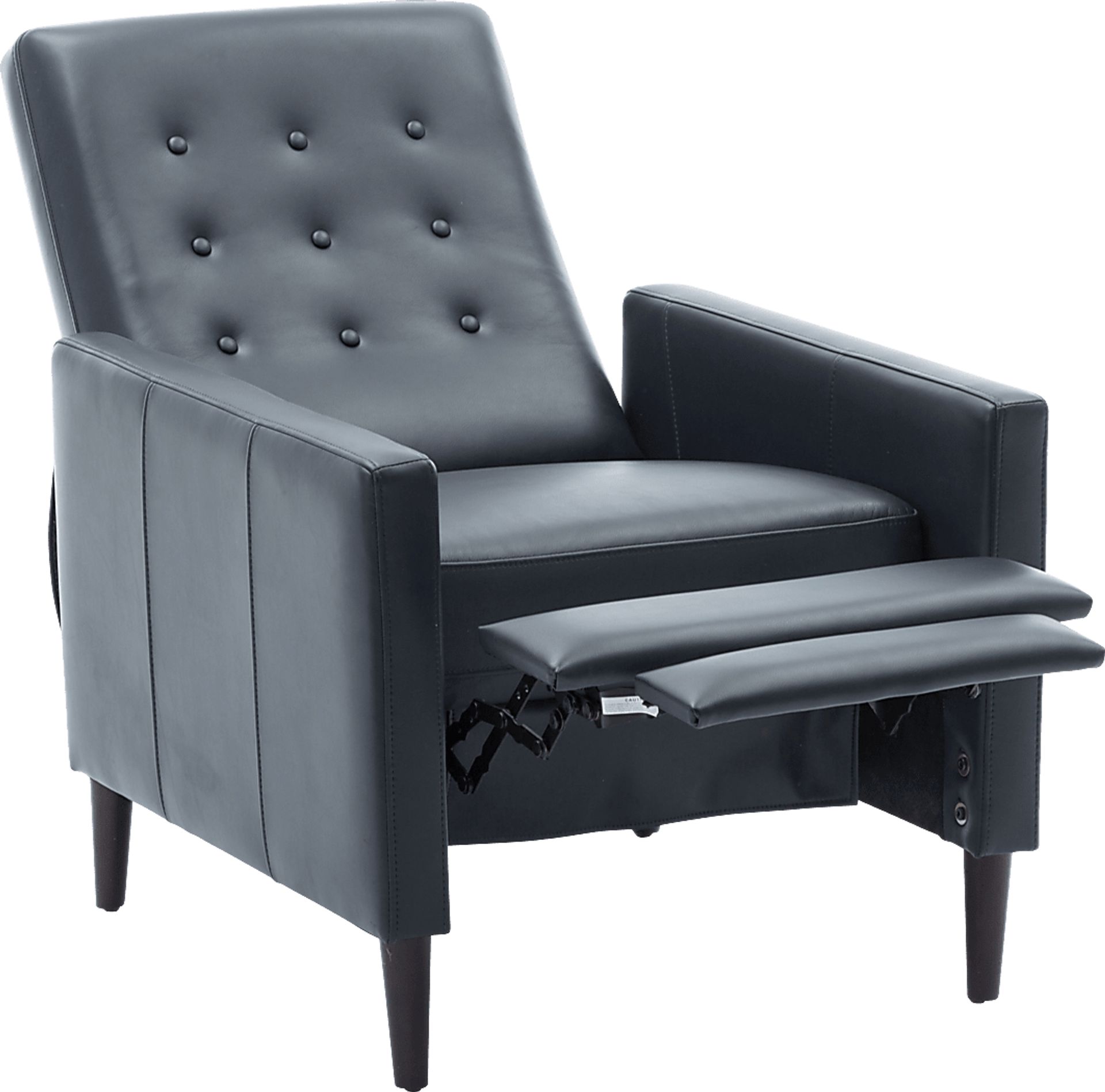 Bentree Blue Push Back Recliner - Image 4