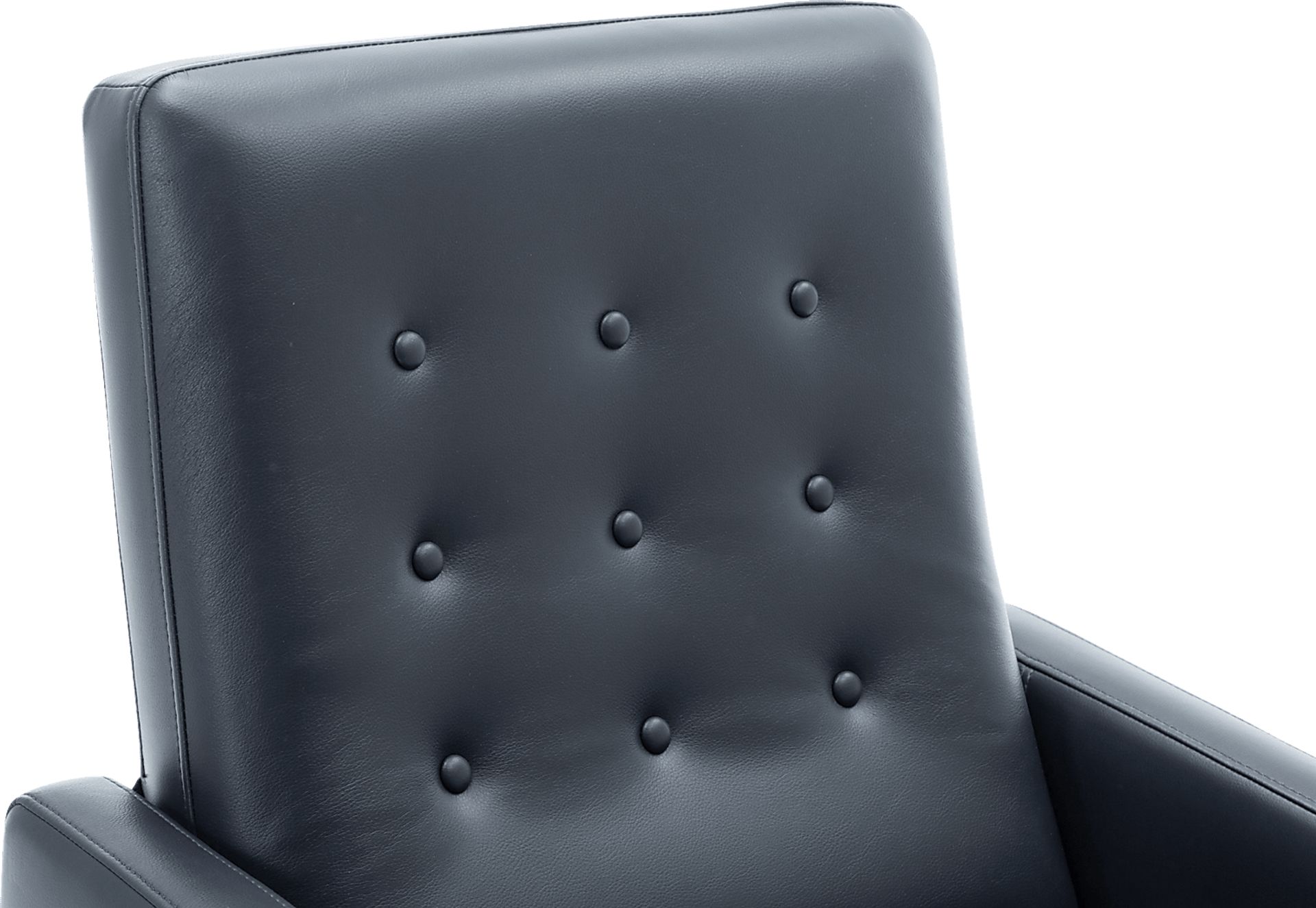 Bentree Blue Push Back Recliner - Image 7