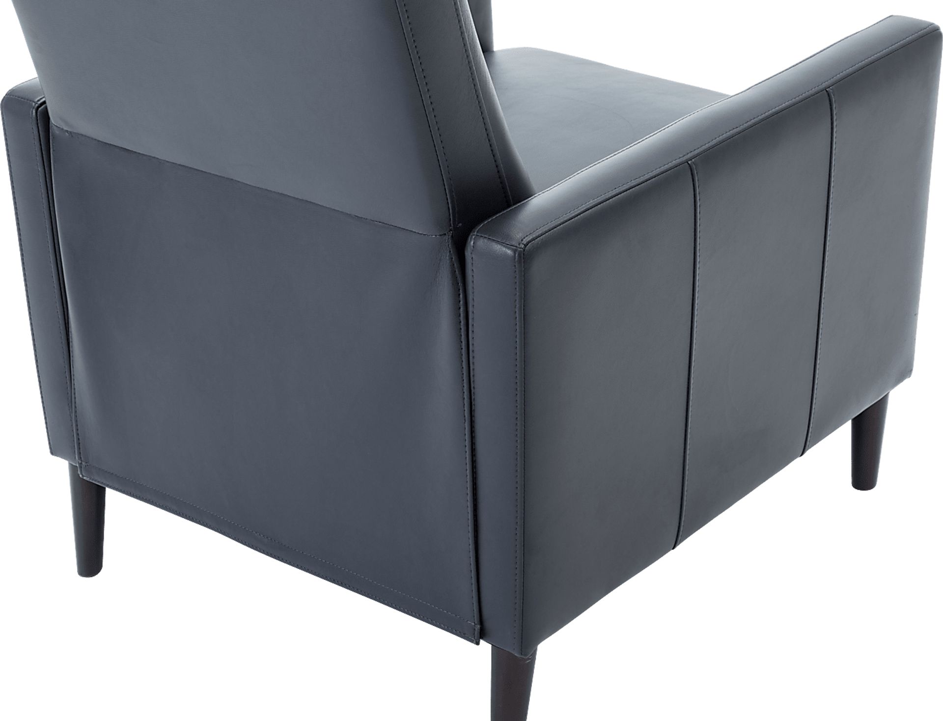 Bentree Blue Push Back Recliner - Image 8
