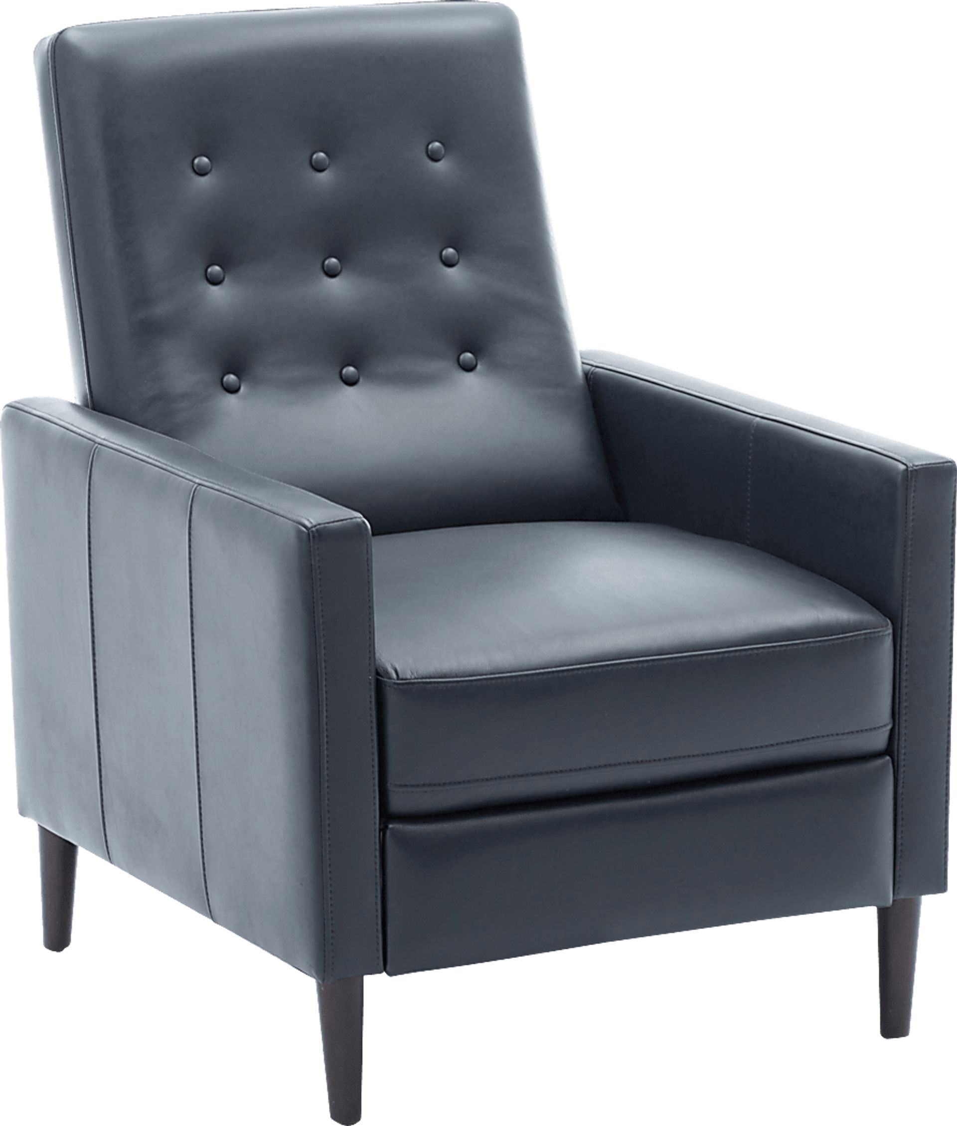 Bentree Blue Push Back Recliner - Image 1