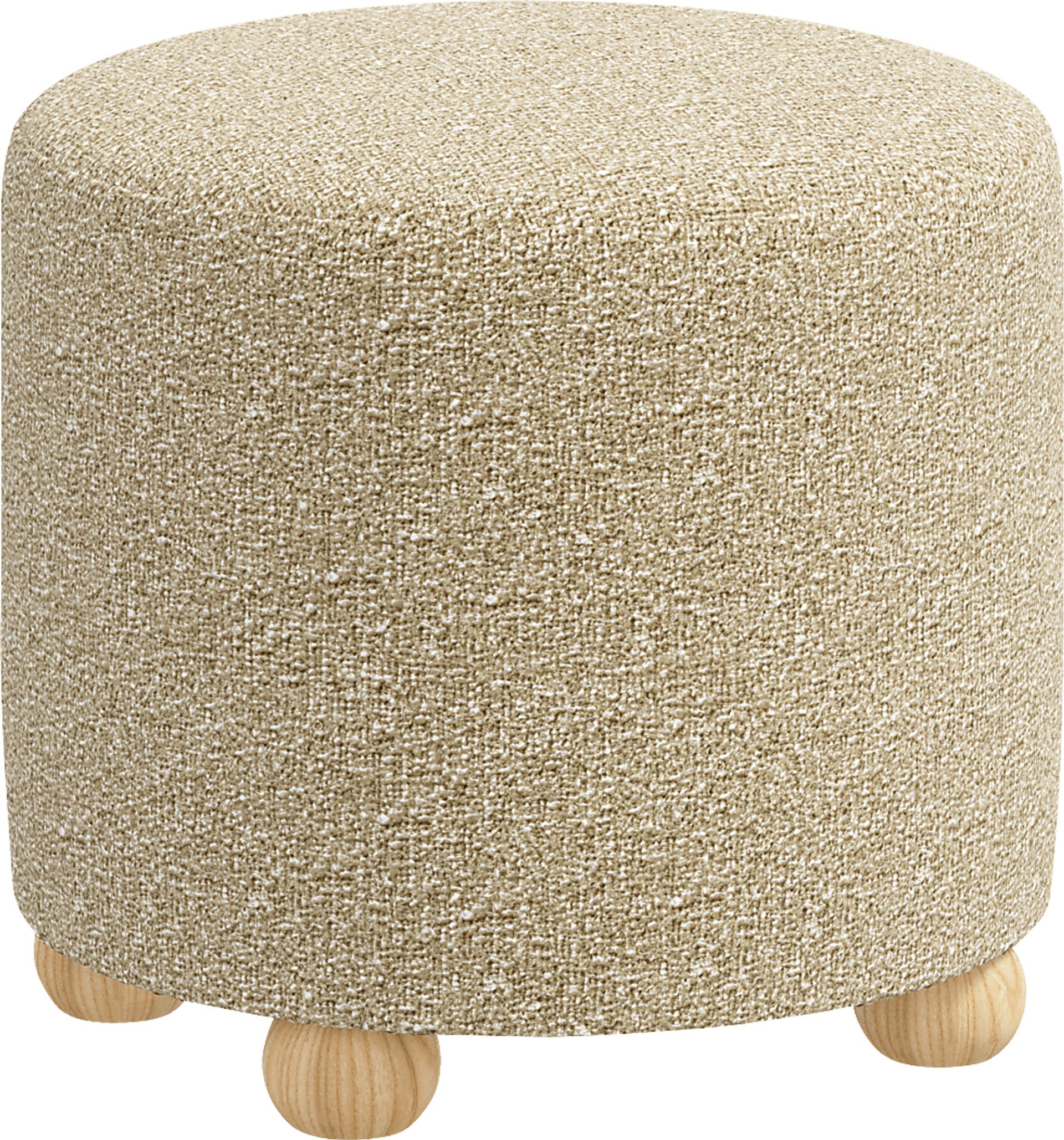 Bentres Beige Ottoman - Image 1