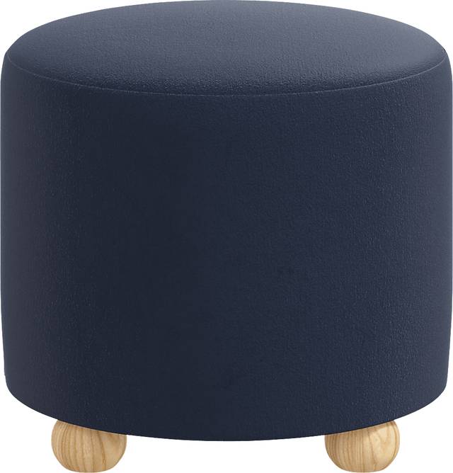 Bentres Blue Ottoman - Thumbnail - Image 3