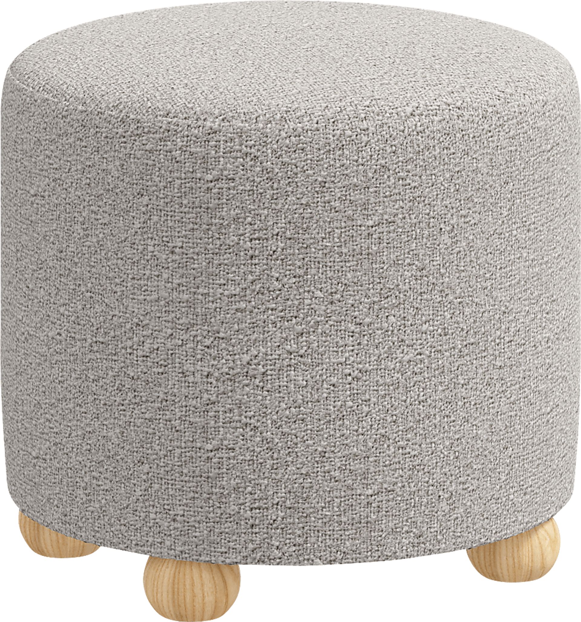 Bentres Gray Ottoman - Image 1