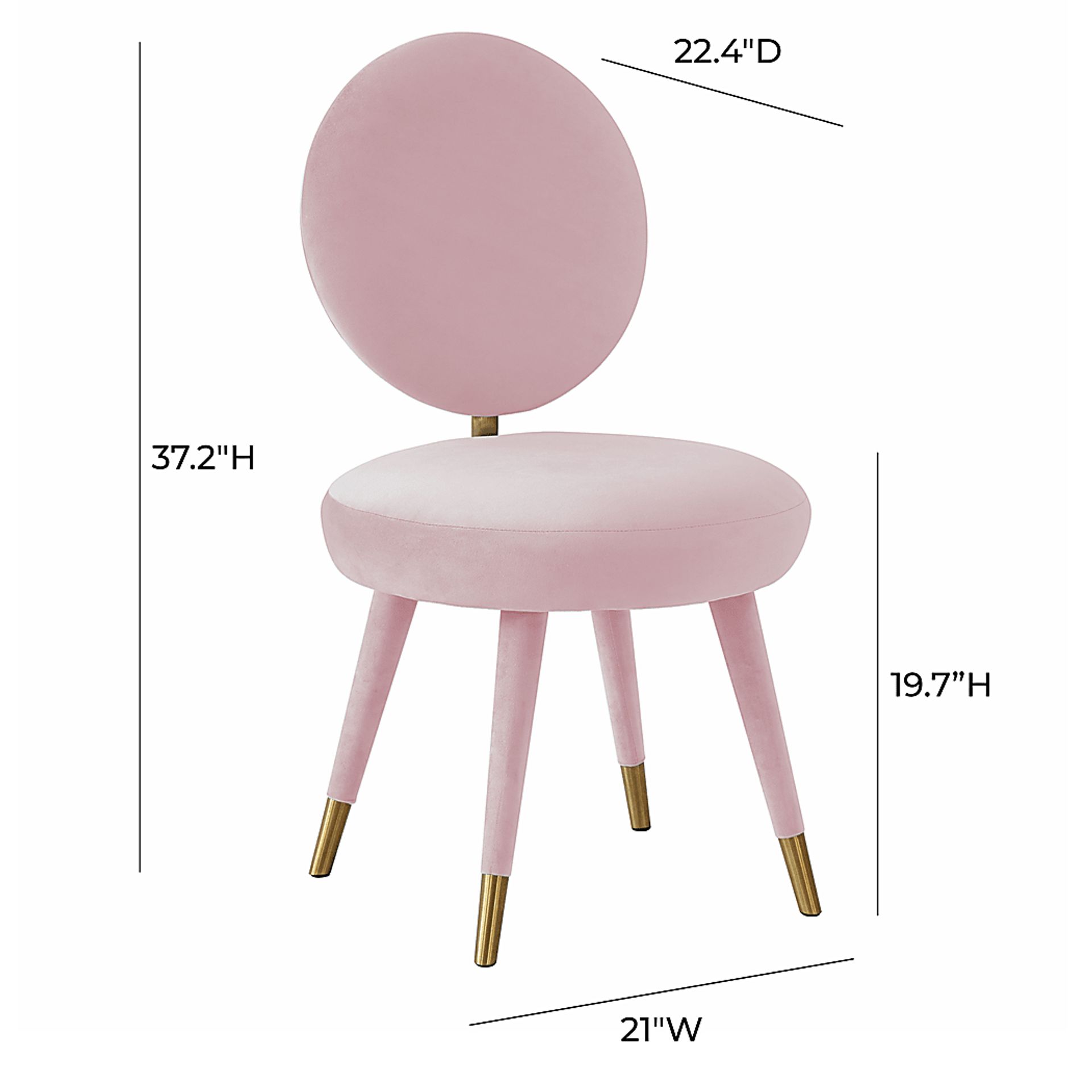 Benview Pink Side Chair - Image 5