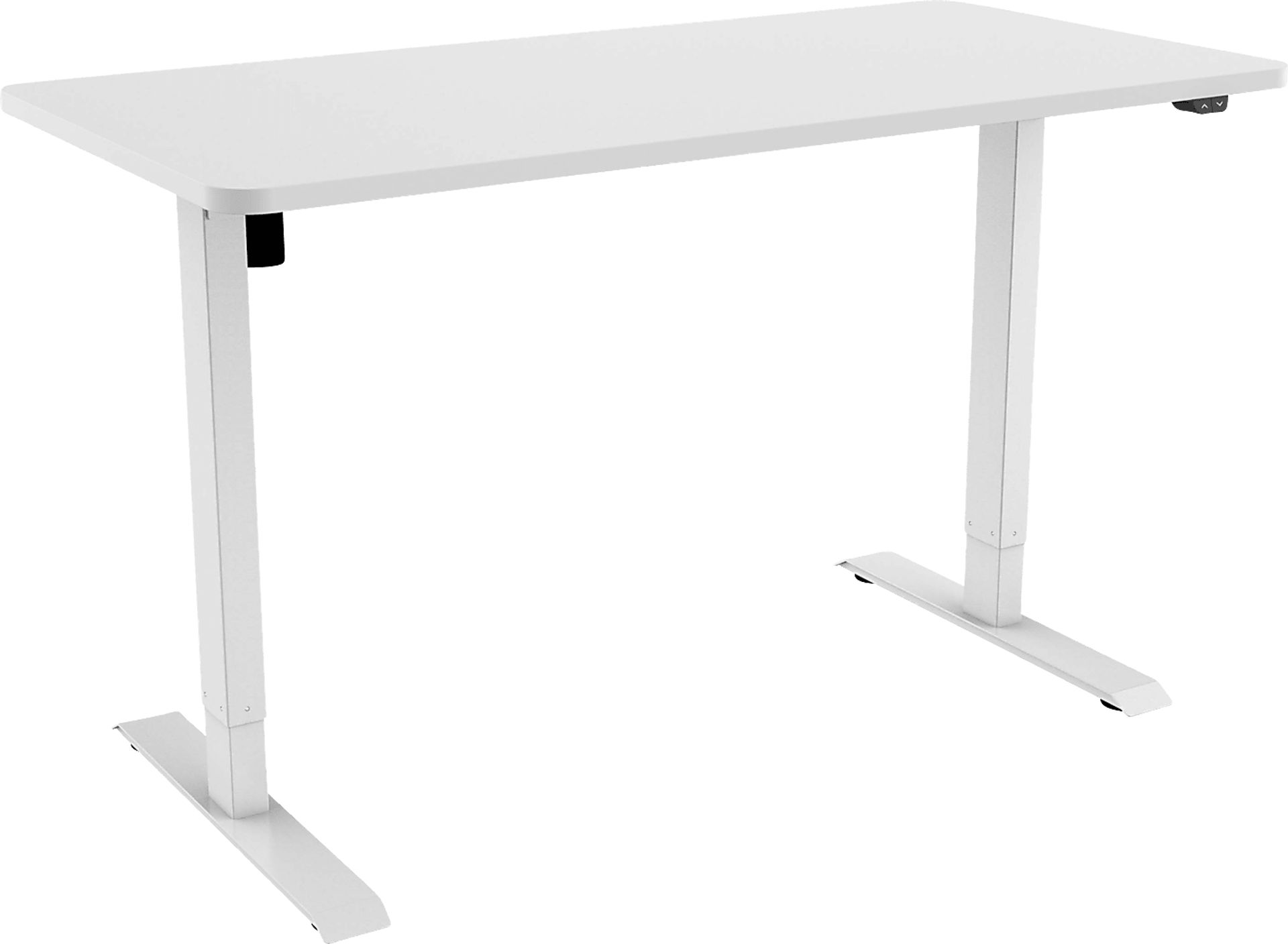 Benwin White Adjustable Desk - Image 5