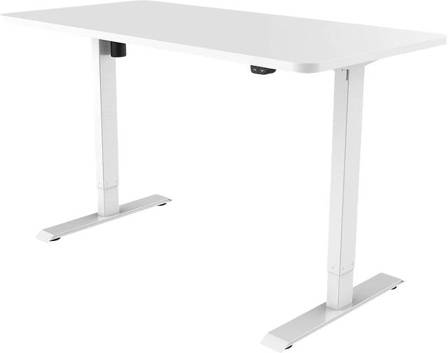 Benwin White Adjustable Desk - Thumbnail - Image 7