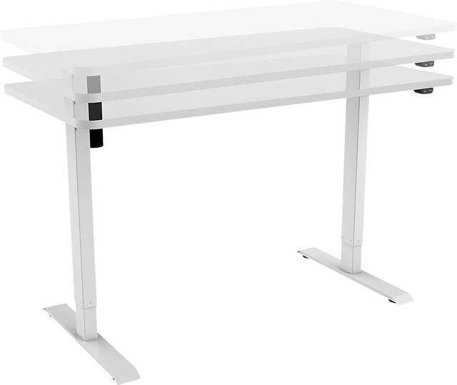 Benwin White Adjustable Desk - Thumbnail - Image 10