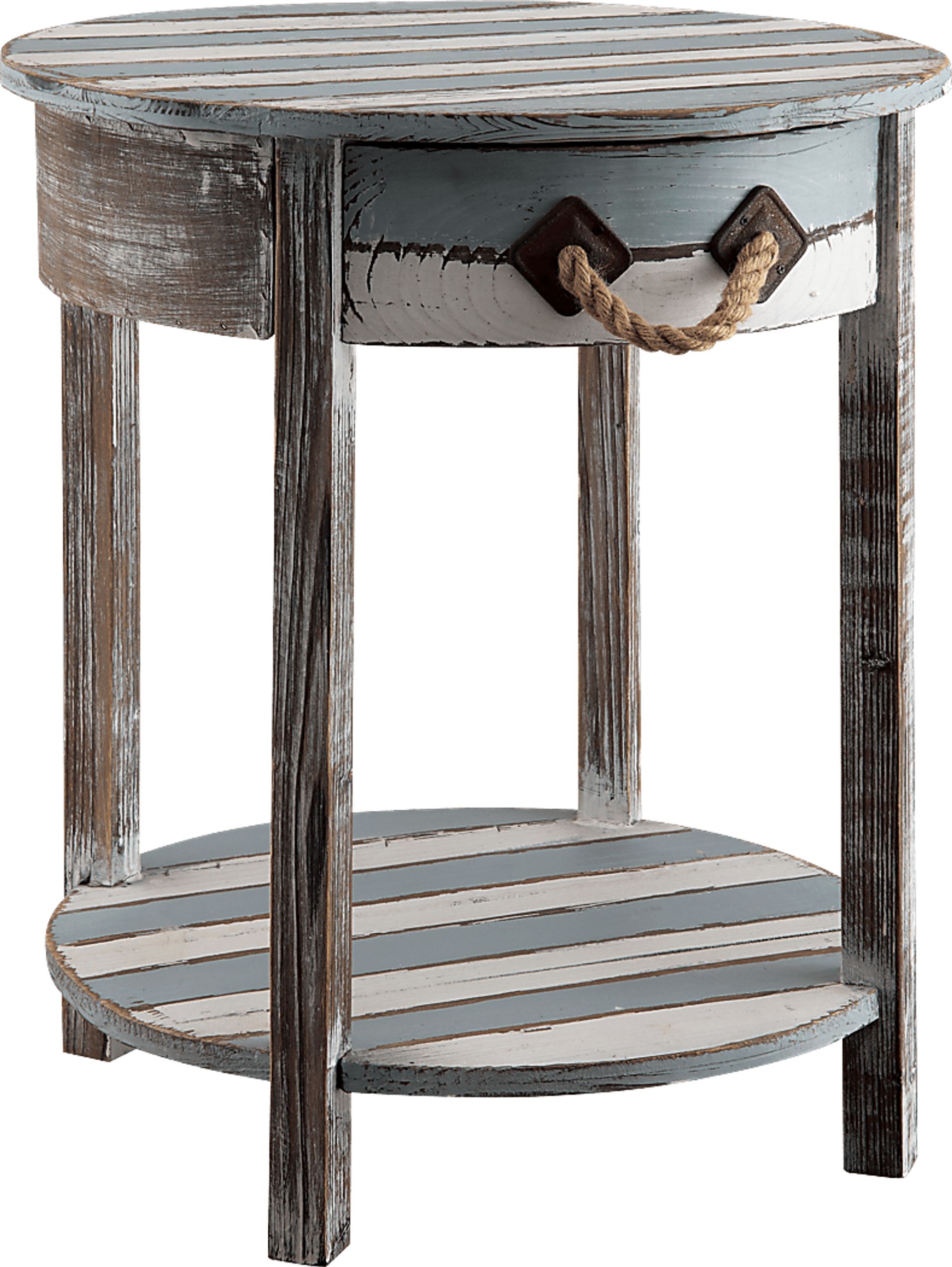 Benzien Blue Accent Table - Image 1