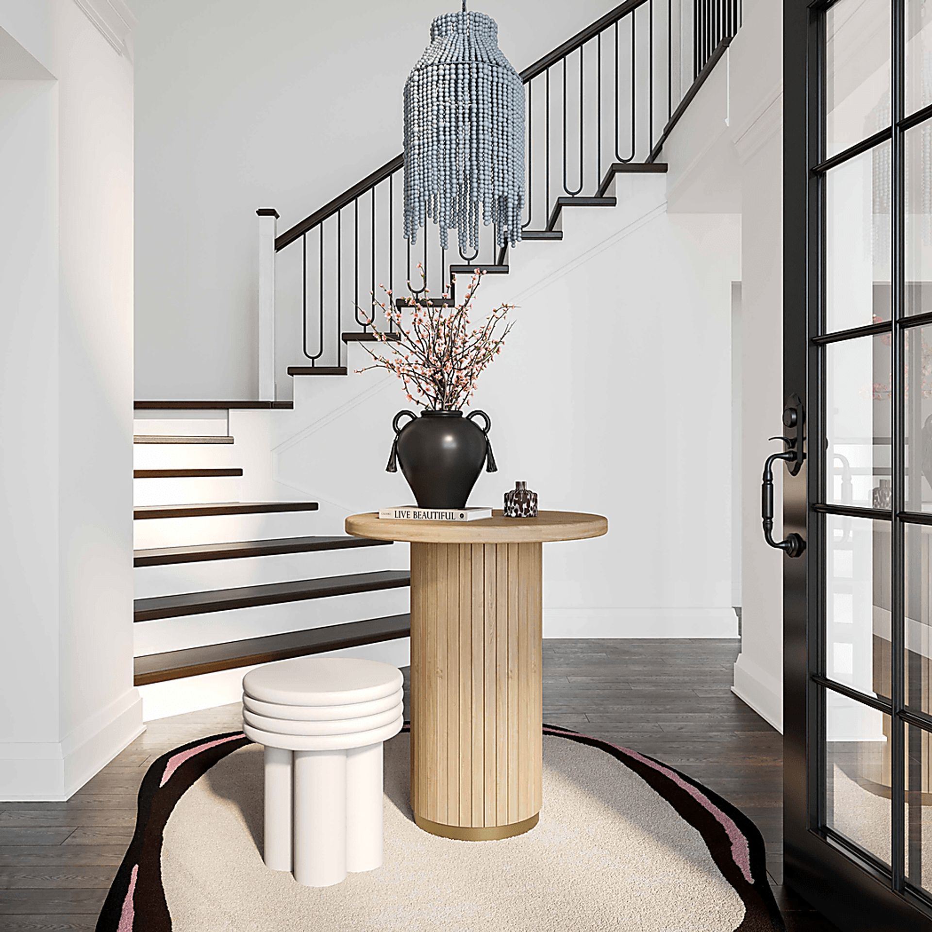Bequette Brown Sofa Table - Image 2