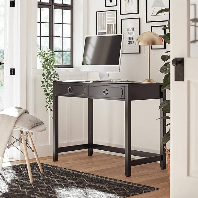Berenger Black Desk - Thumbnail - Image 2