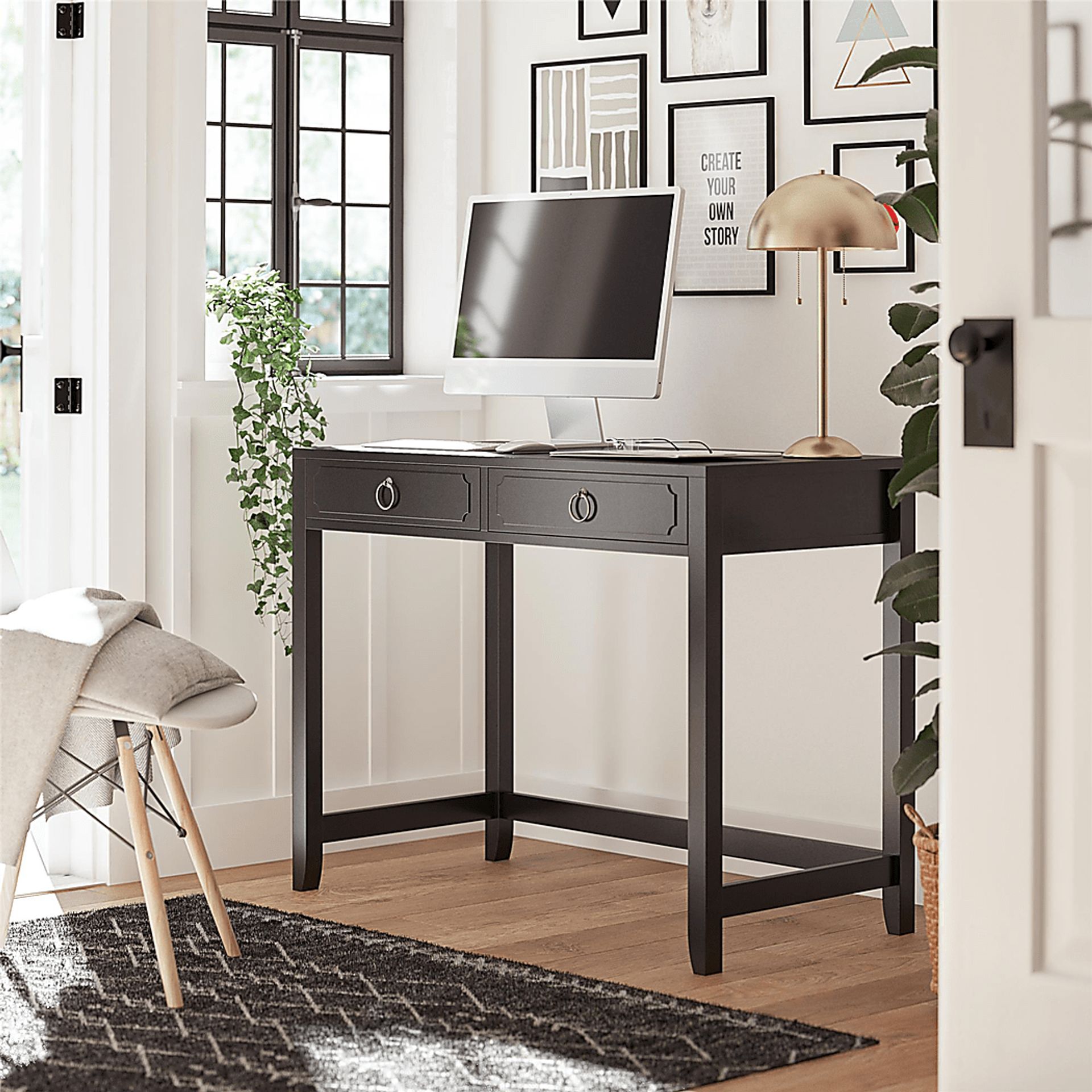 Berenger Black Desk - Image 2