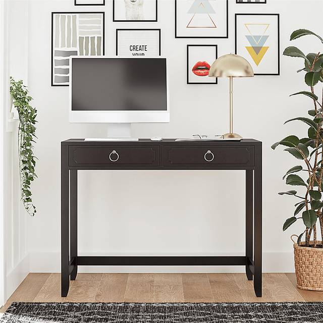 Berenger Black Desk - Thumbnail - Image 4