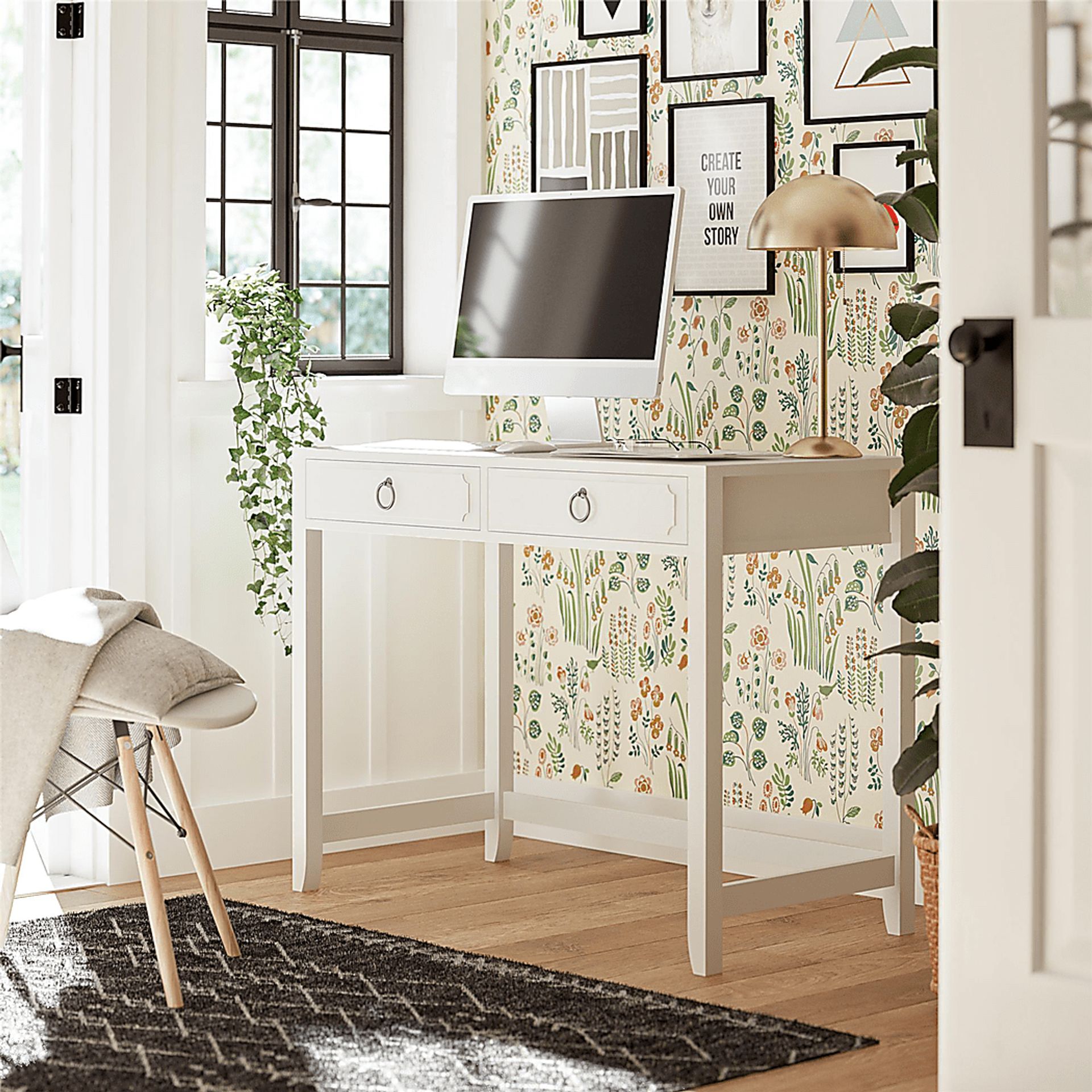 Berenger White Desk - Image 2