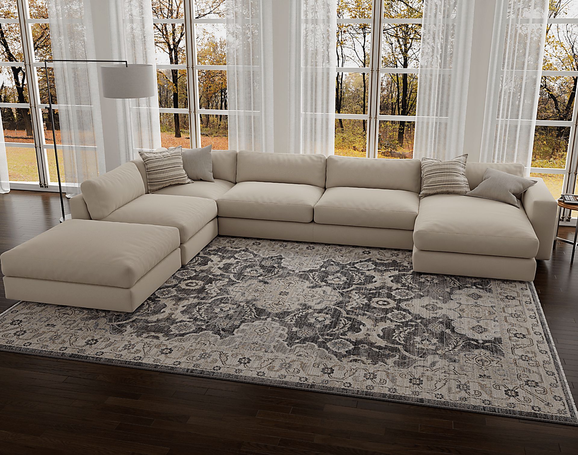 Beresrock Gray 5' x 7'8 Rug - Image 2