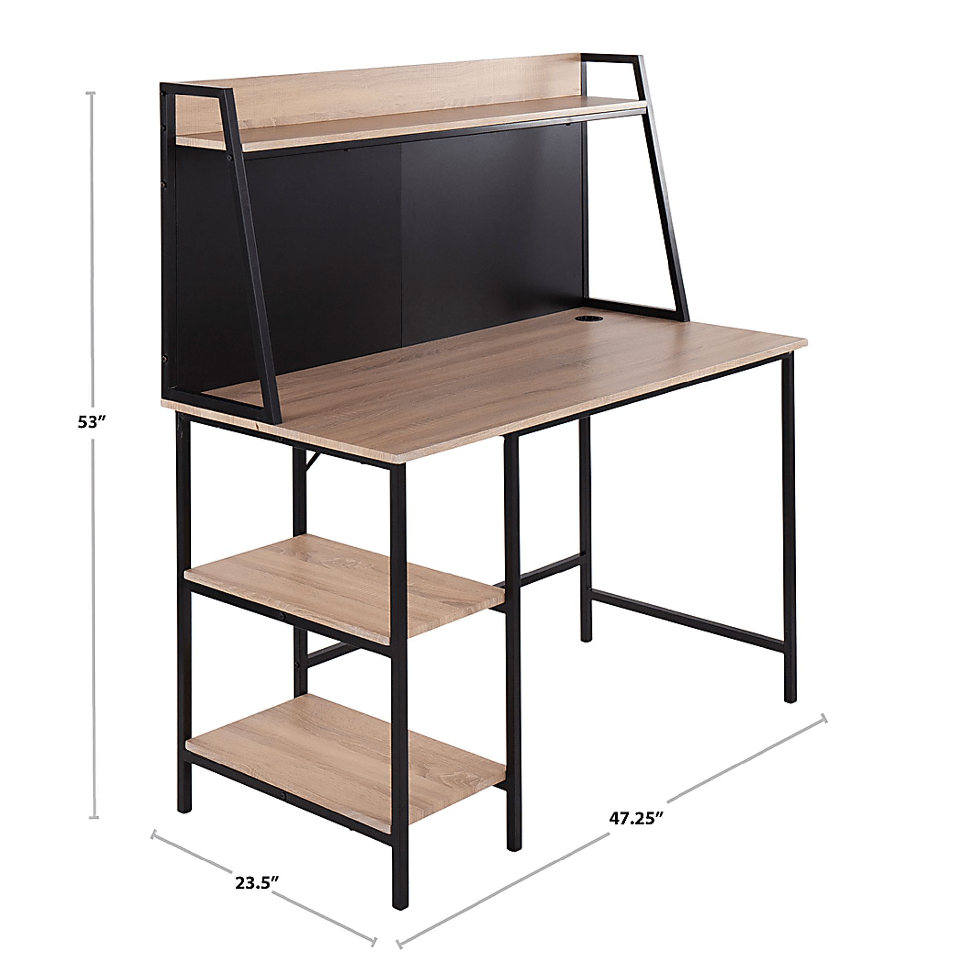Beretania Black Desk - Image 8