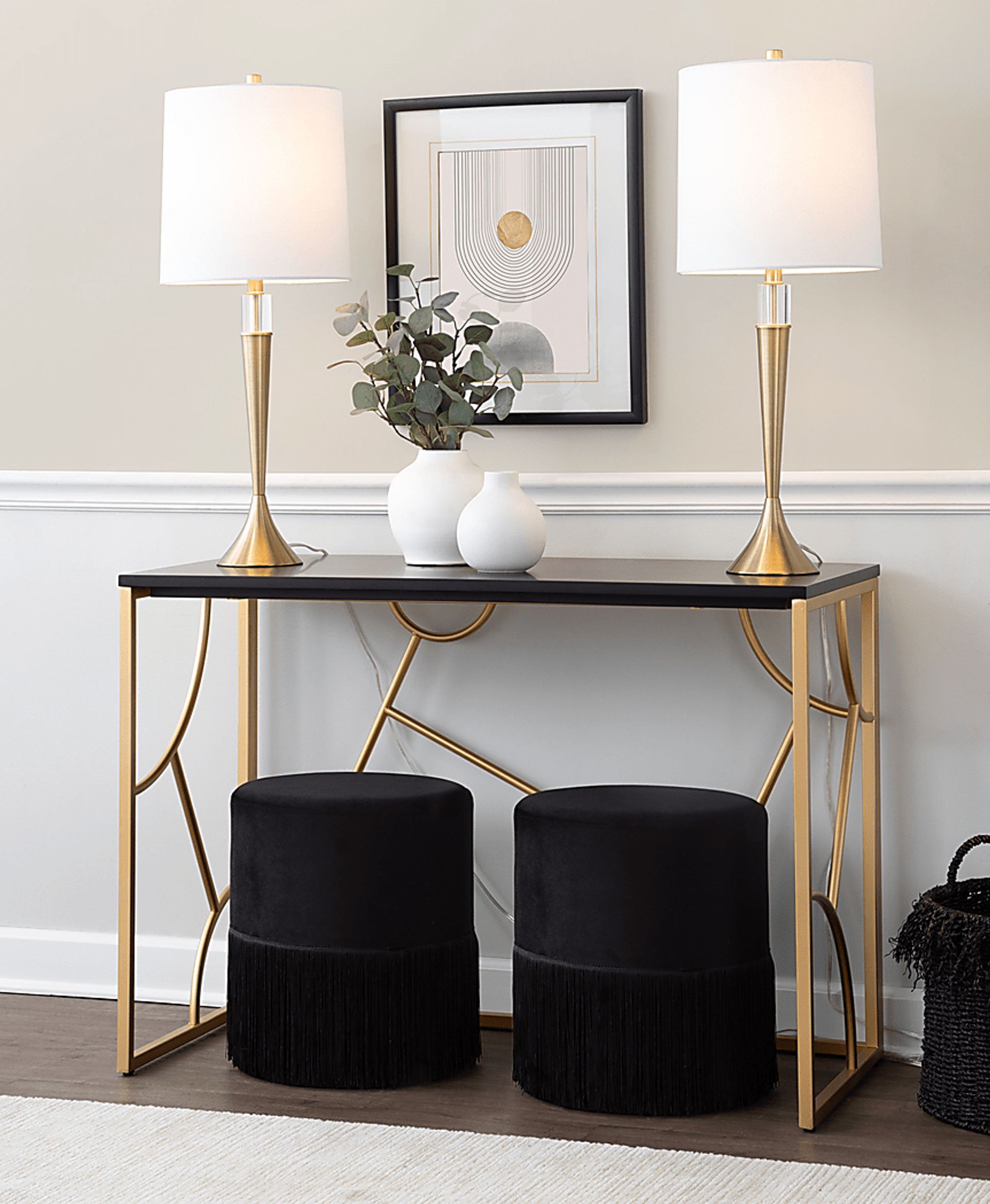 Berewick Black Desk - Image 2