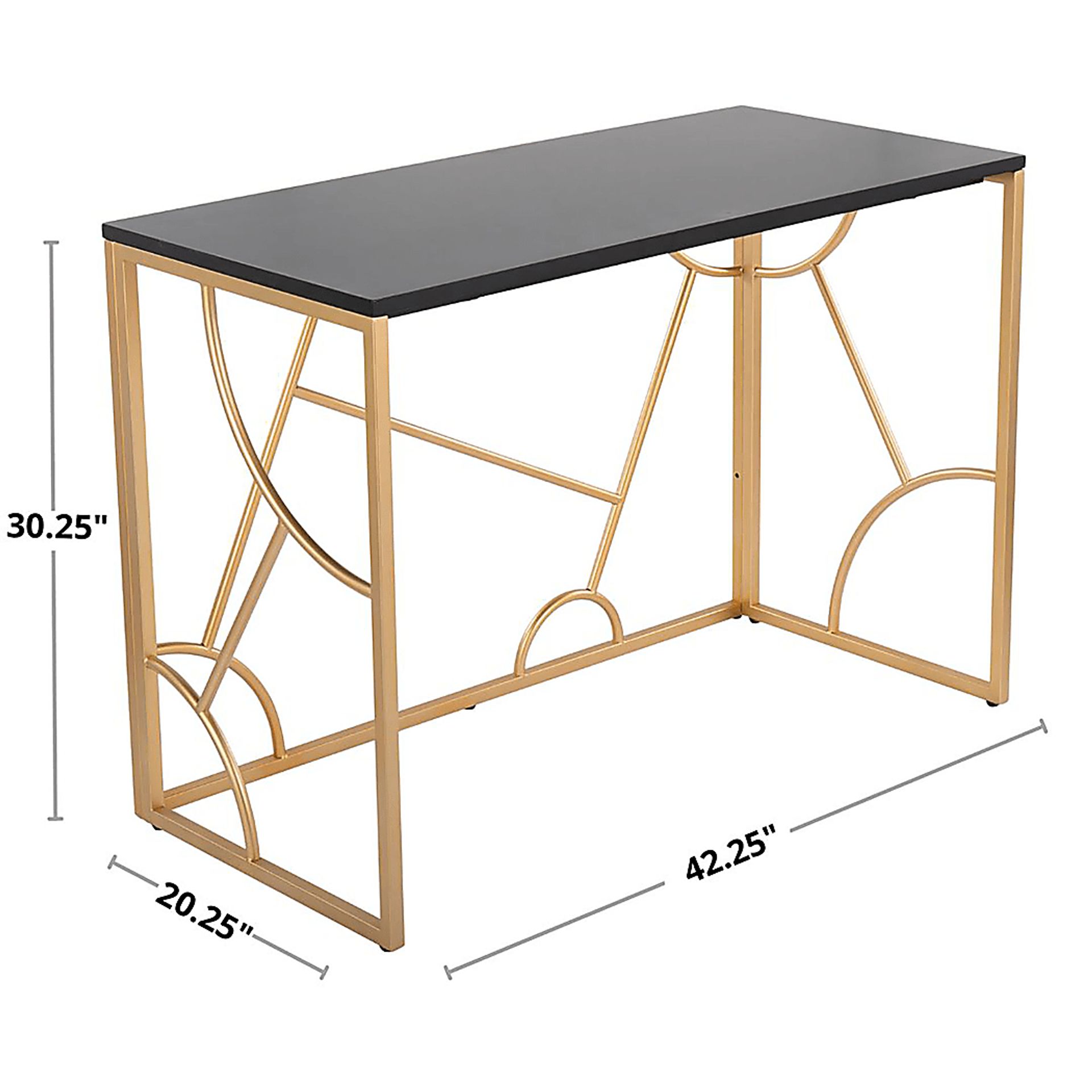 Berewick Black Desk - Image 10