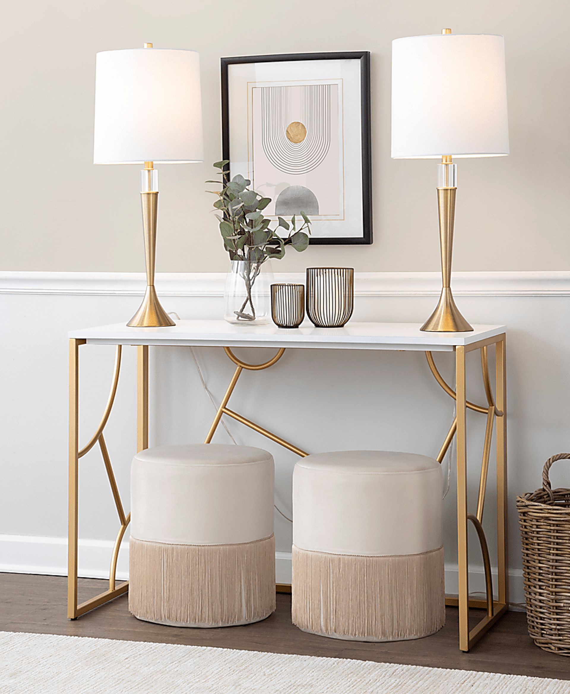 Berewick White Desk - Image 2