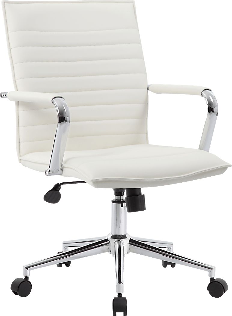 Bodwell White Office Chair | Rooms to Go