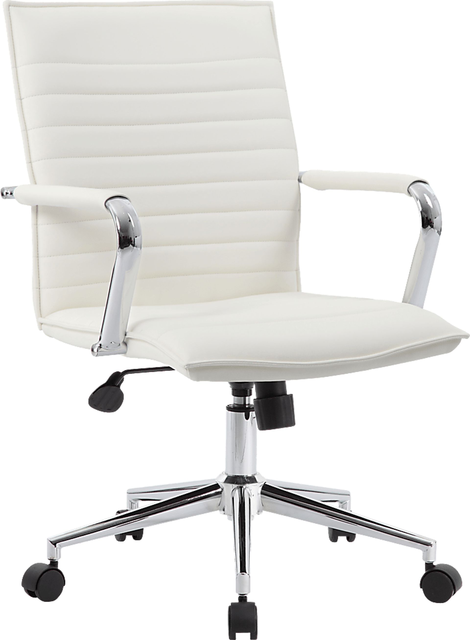 Bergdale White Office Chair - Image 1