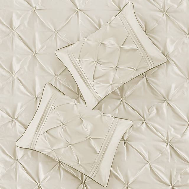 Bergerae Ivory 7 Pc California King Comforter Set - Thumbnail - Image 8