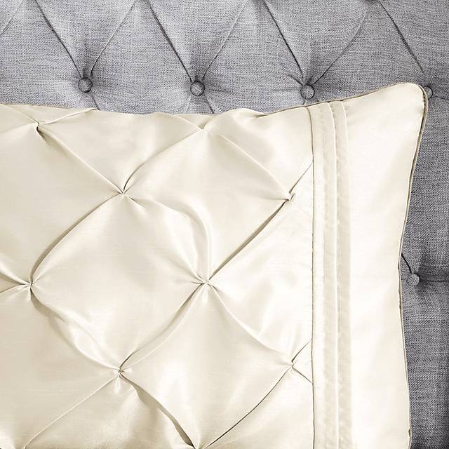 Bergerae Ivory 7 Pc California King Comforter Set - Thumbnail - Image 9