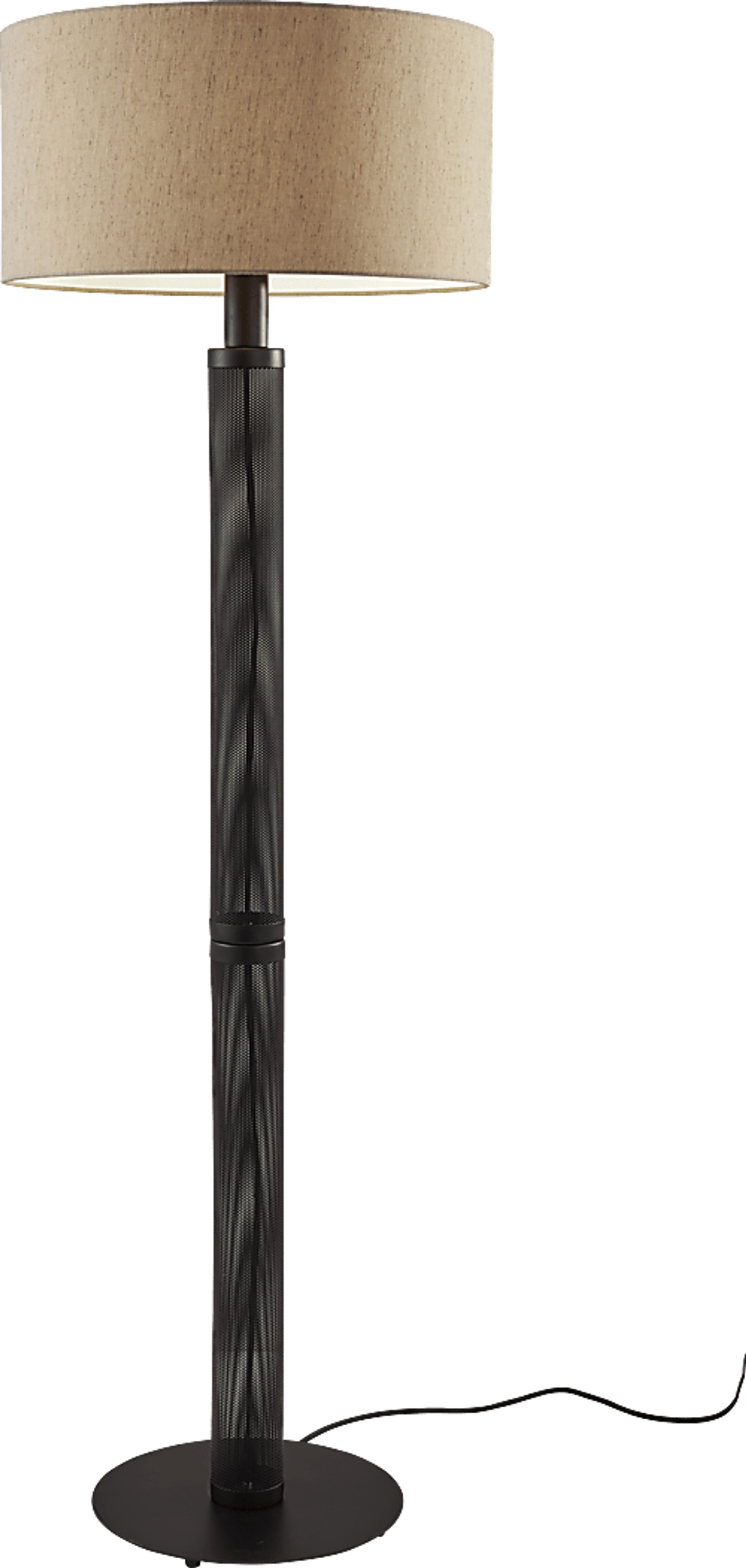 Bergner Black Floor Lamp - Image 1