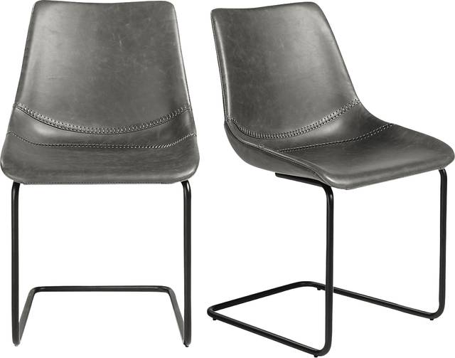 Bergstedt Dark Gray Dining Chair - Thumbnail - Image 7