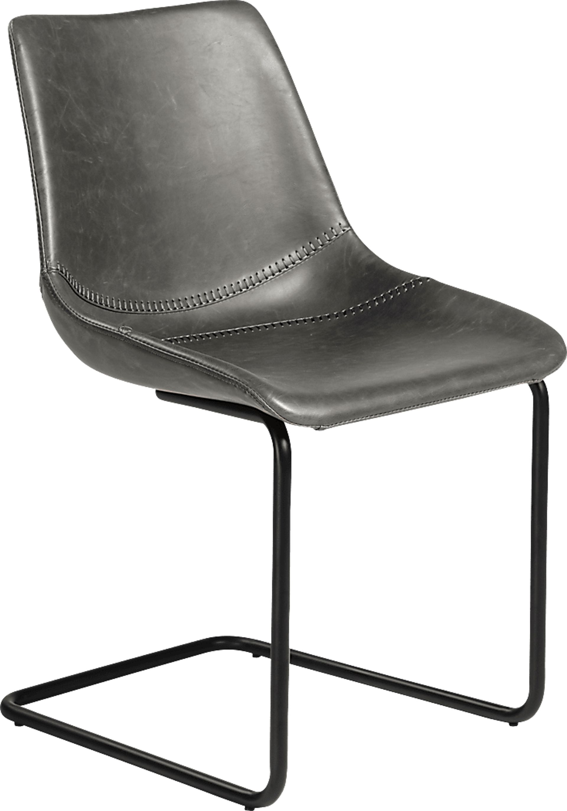 Bergstedt Dark Gray Dining Chair - Image 1