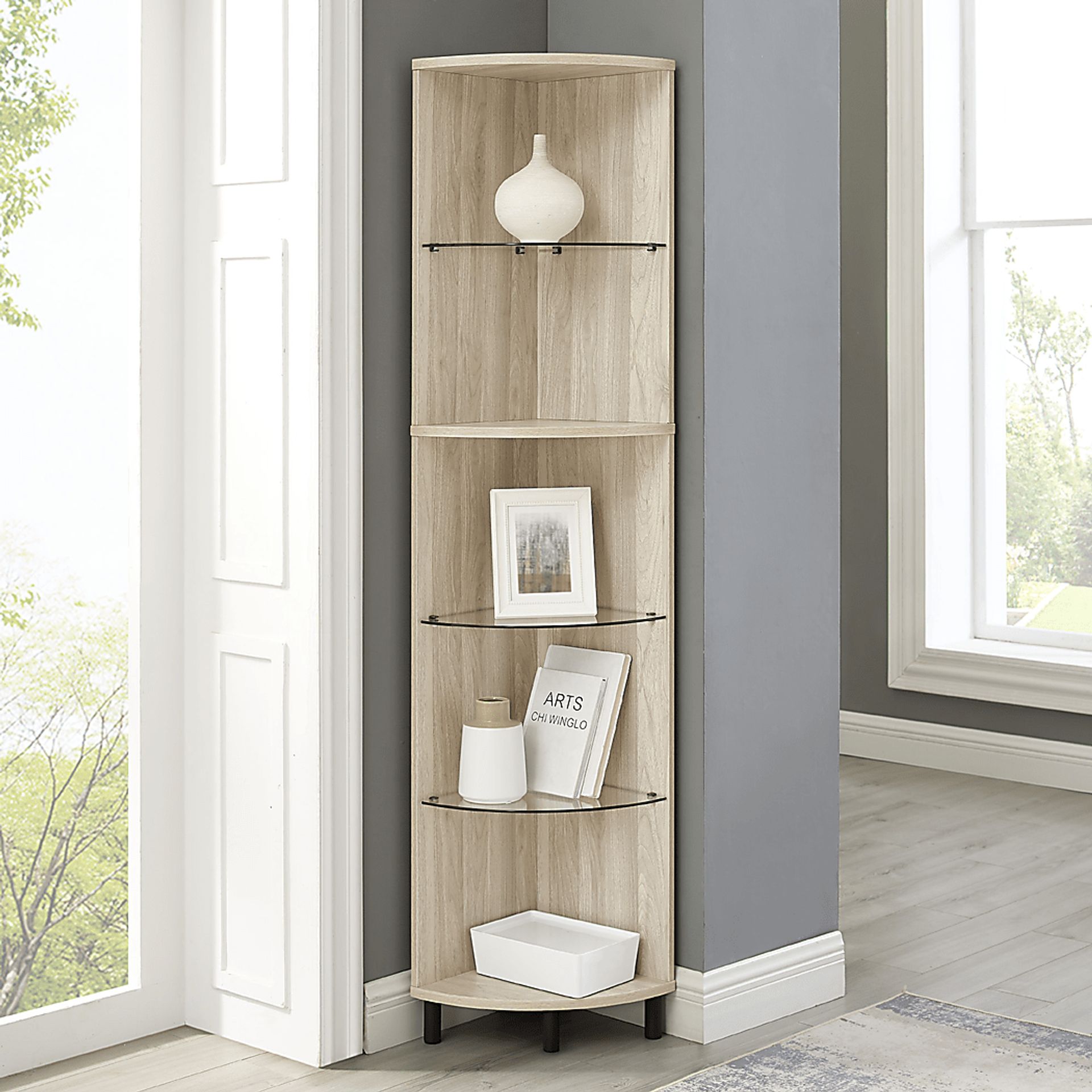 Bergstorm Beige Bookcase - Image 4