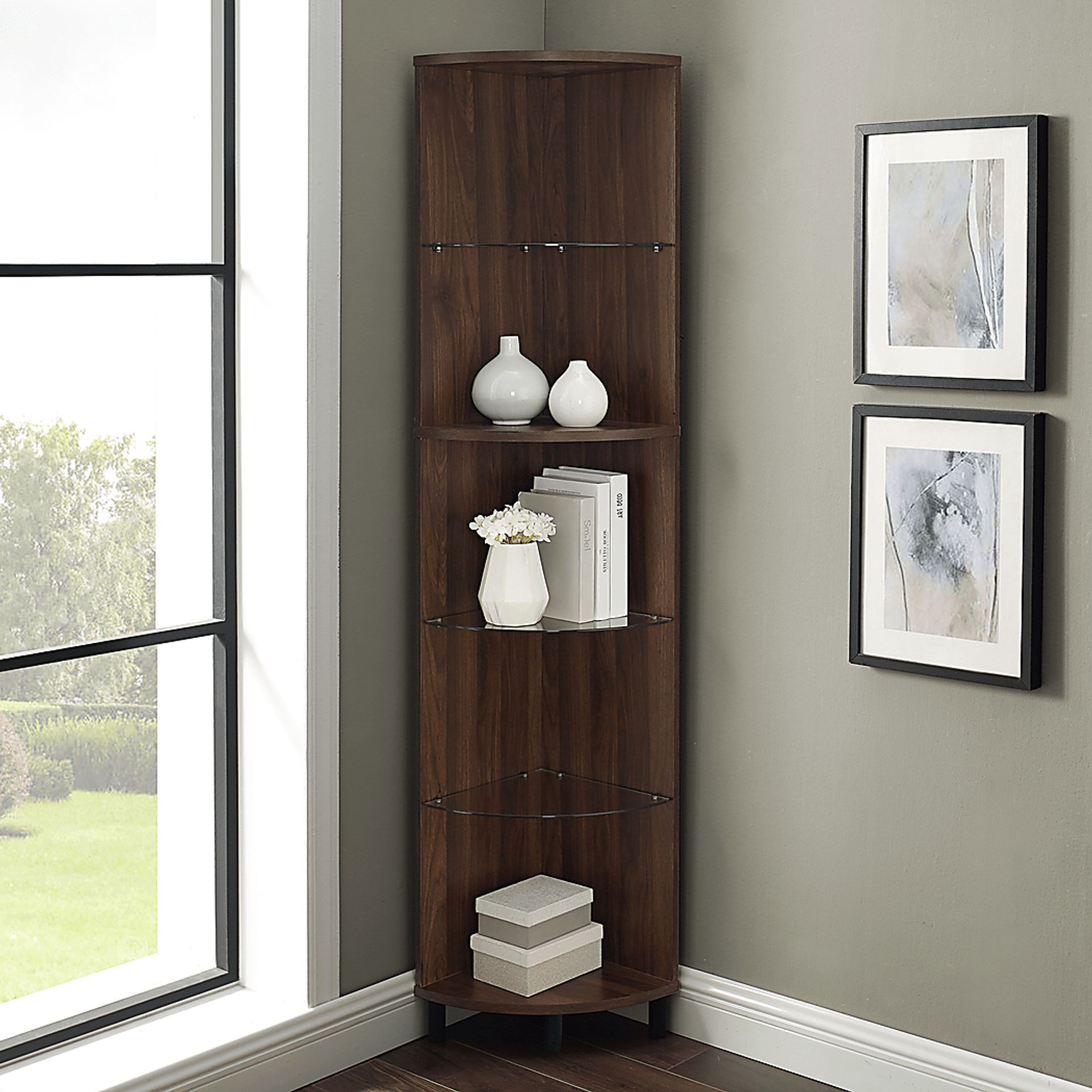 Bergstorm Brown Bookcase - Image 5