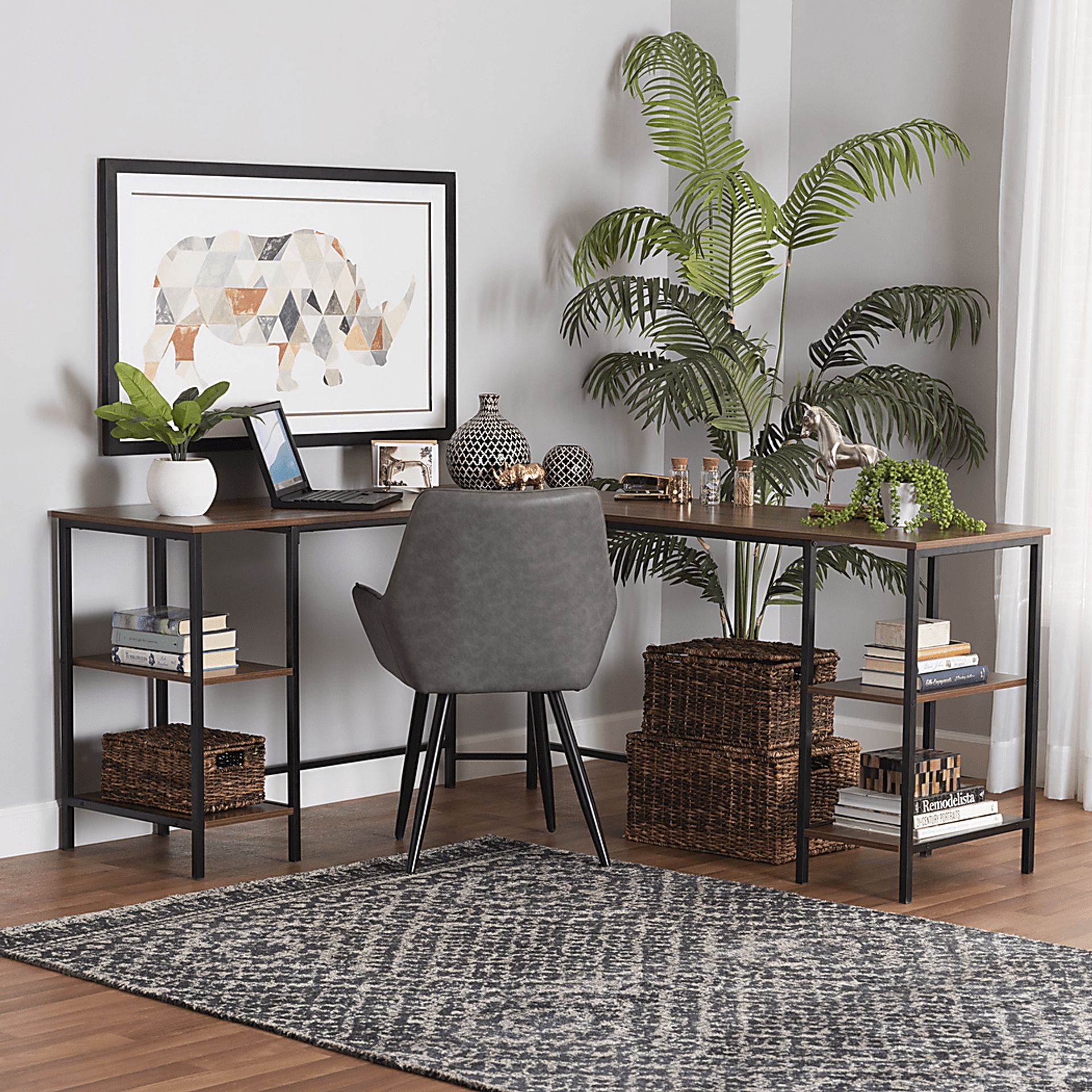 Bergstrasse Brown Desk - Image 2