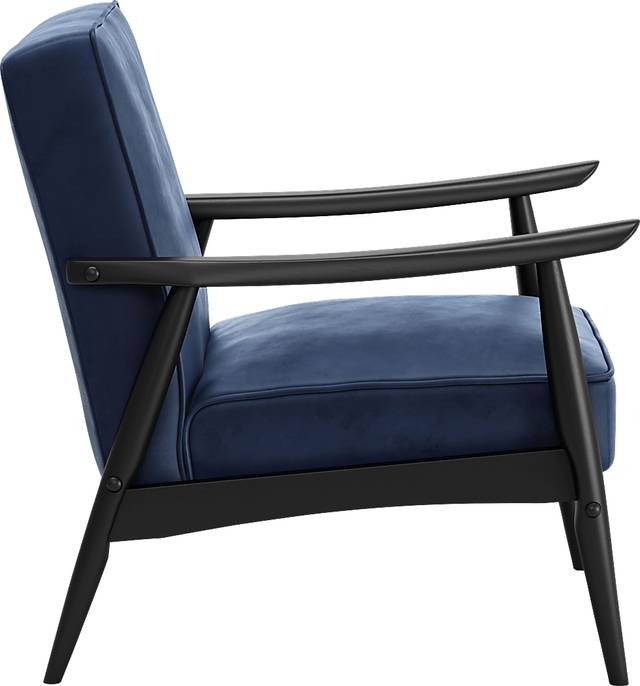 Beringer Blue Accent Chair - Thumbnail - Image 2