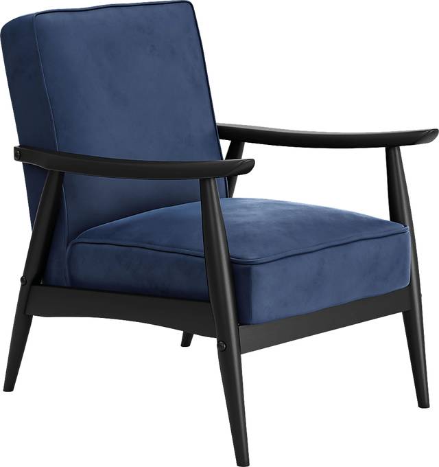 Beringer Blue Accent Chair - Thumbnail - Image 1