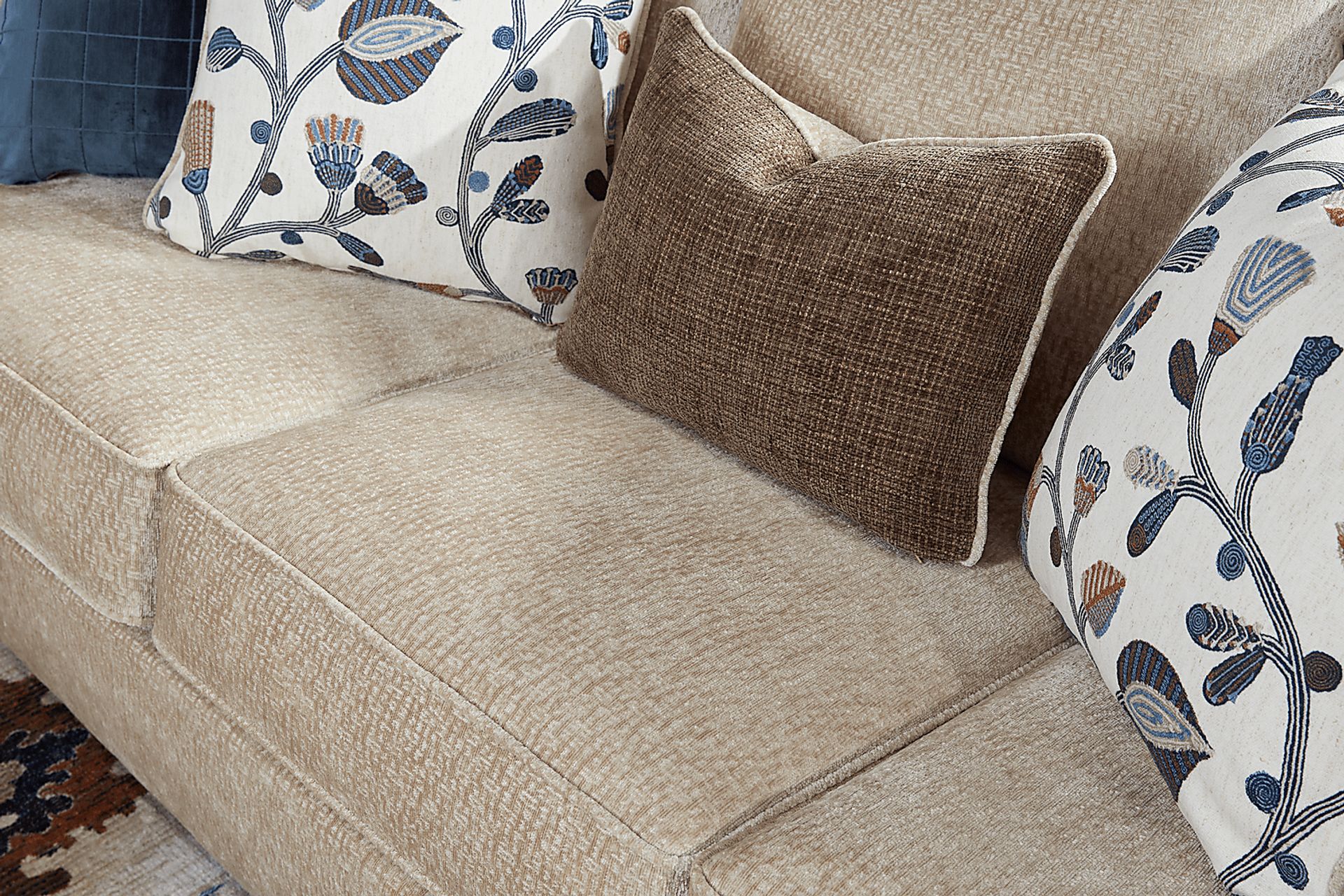 Berkeley Heights Beige 7 Pc Living Room with Gel Foam Sleeper Sofa - Image 6