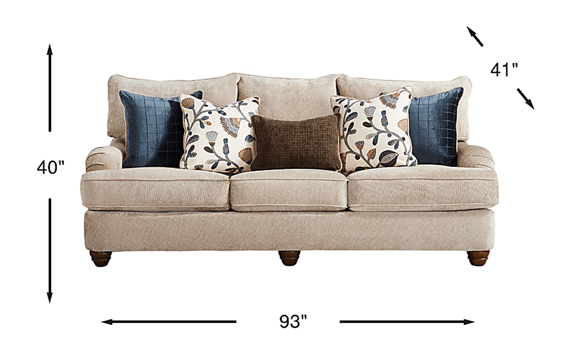 Dimension Image. Please refer to the Dimension Tab on this page for dimension details.