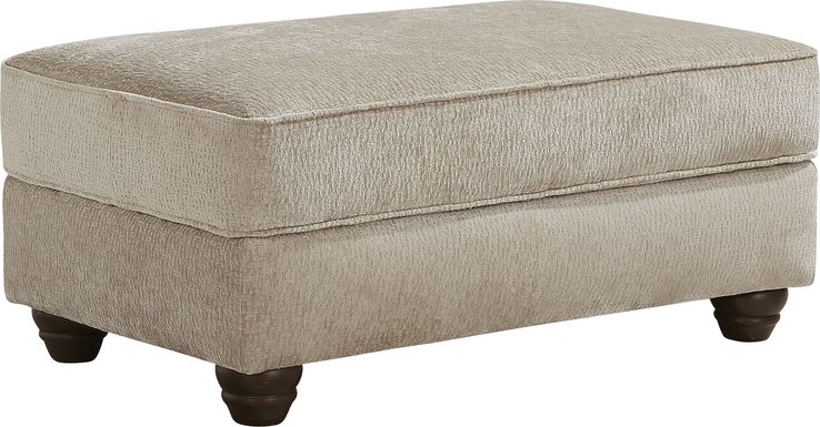 Berkeley Heights Beige Ottoman