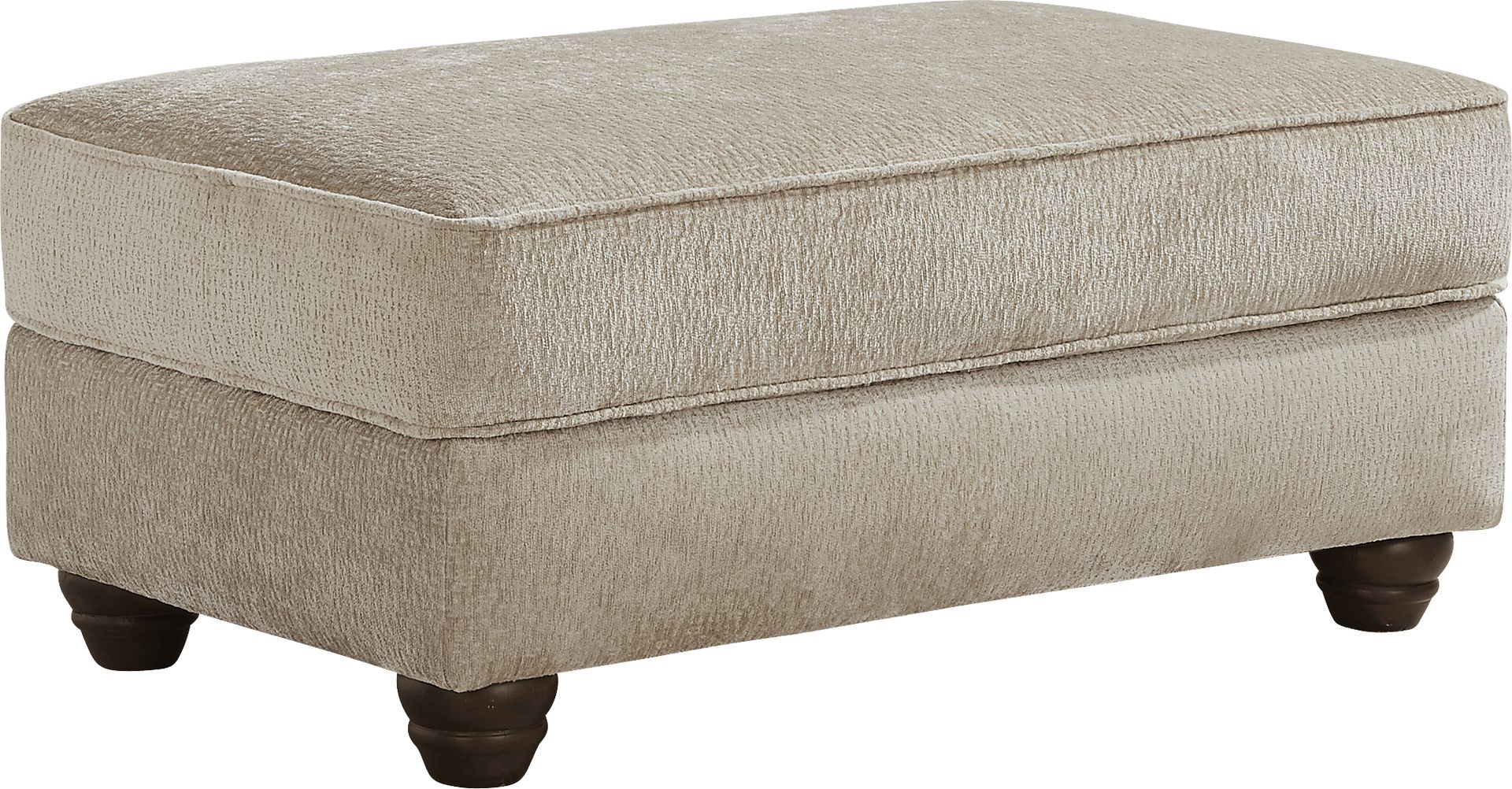Berkeley Heights Beige Ottoman - Image 1