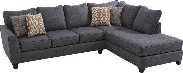 Berkeley Terrace Gray 5 Pc Sectional Living Room - Thumbnail - Image 2