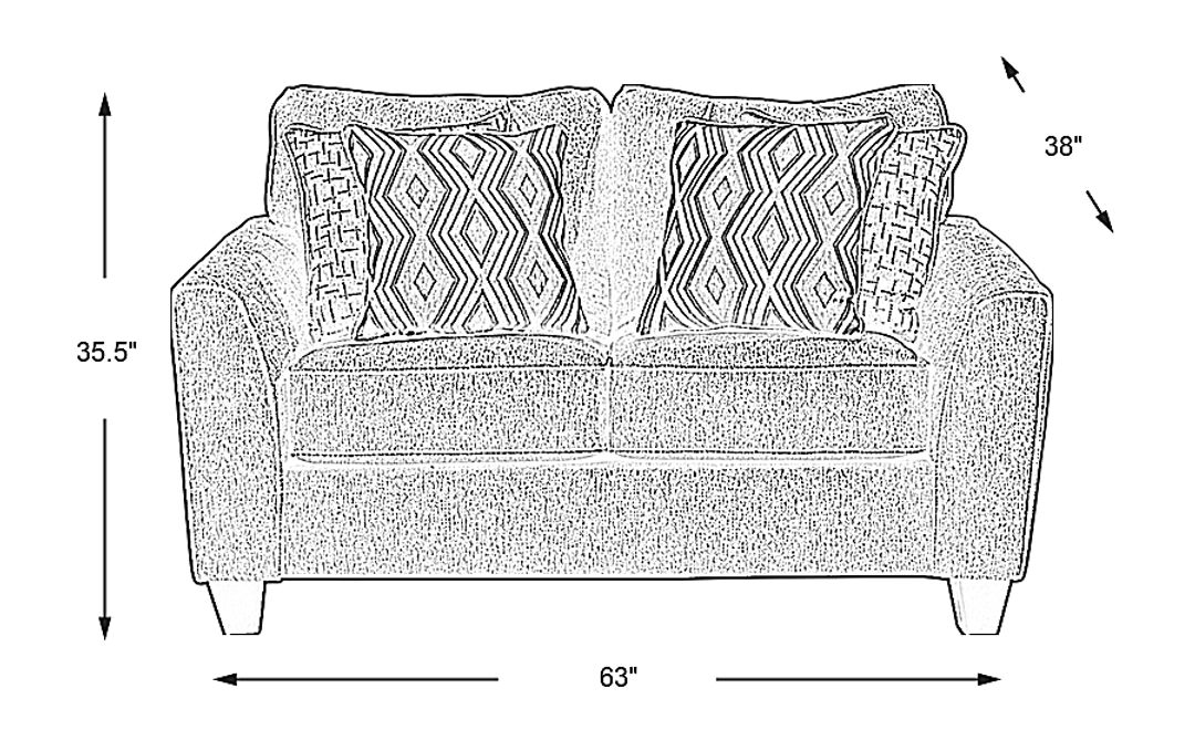 Berkeley Terrace Loveseat