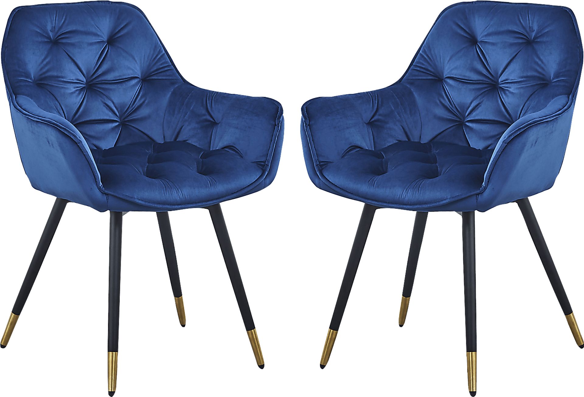 Berkhansted Blue Arm Chair, Set of 2 - Image 1