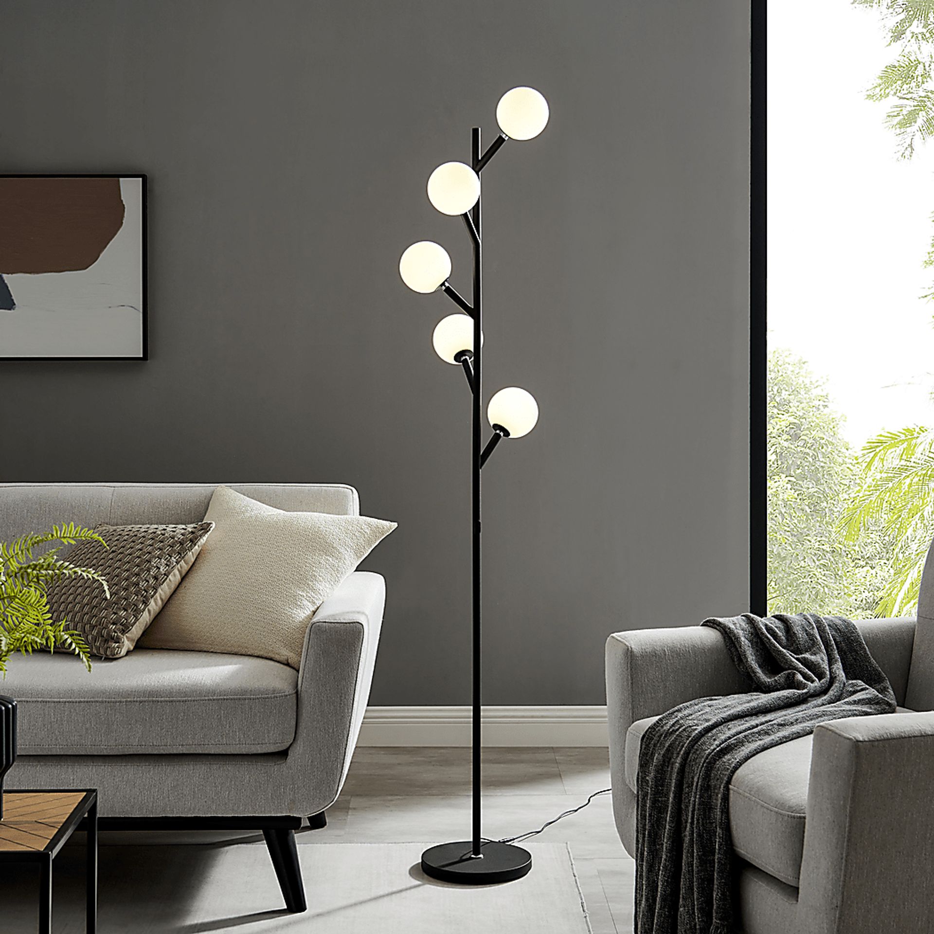 Berkley Hills Black Floor Lamp - Image 2