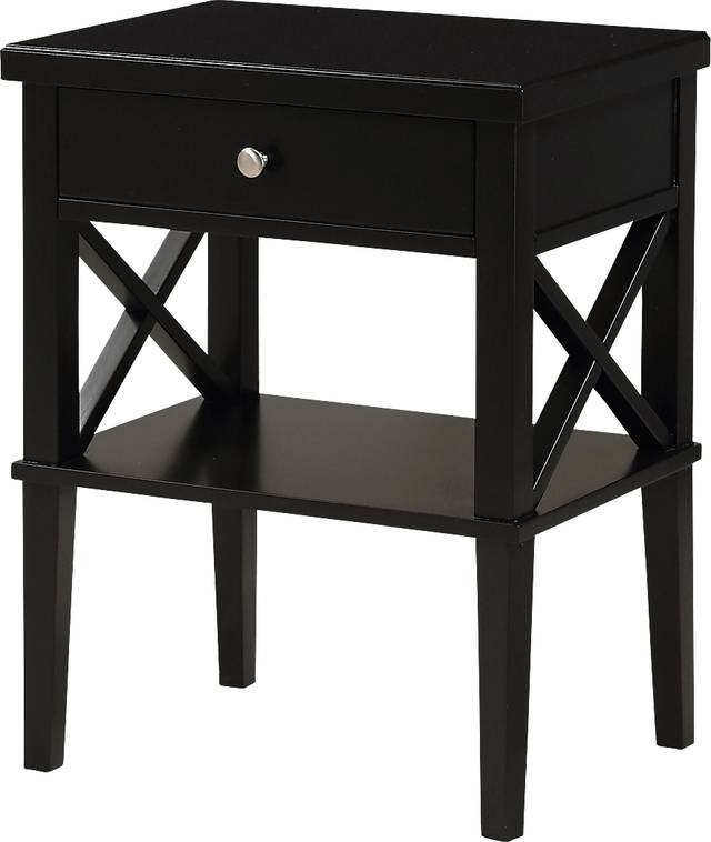 Berknor Black End Table - Thumbnail - Image 1