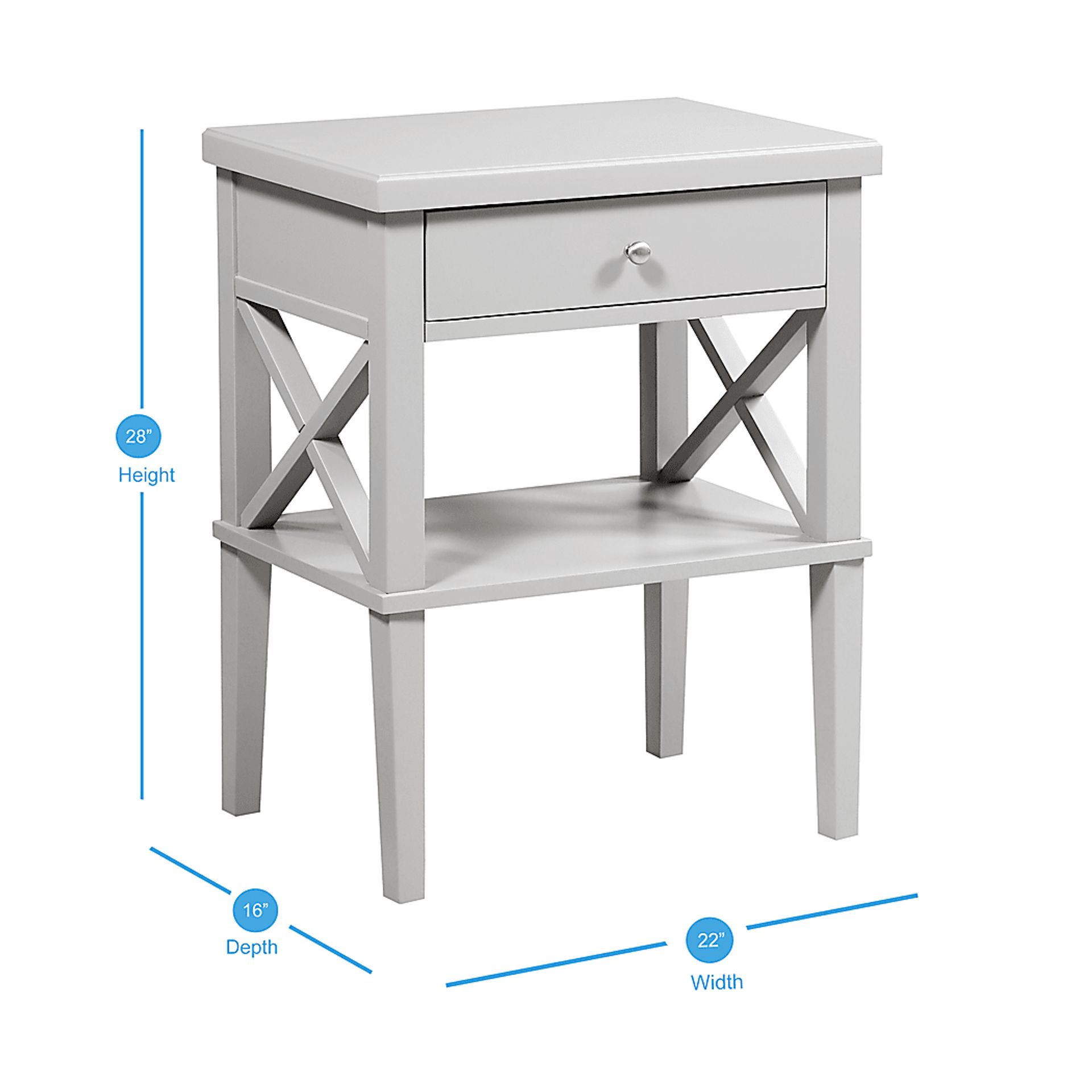 Berknor Gray End Table - Image 4