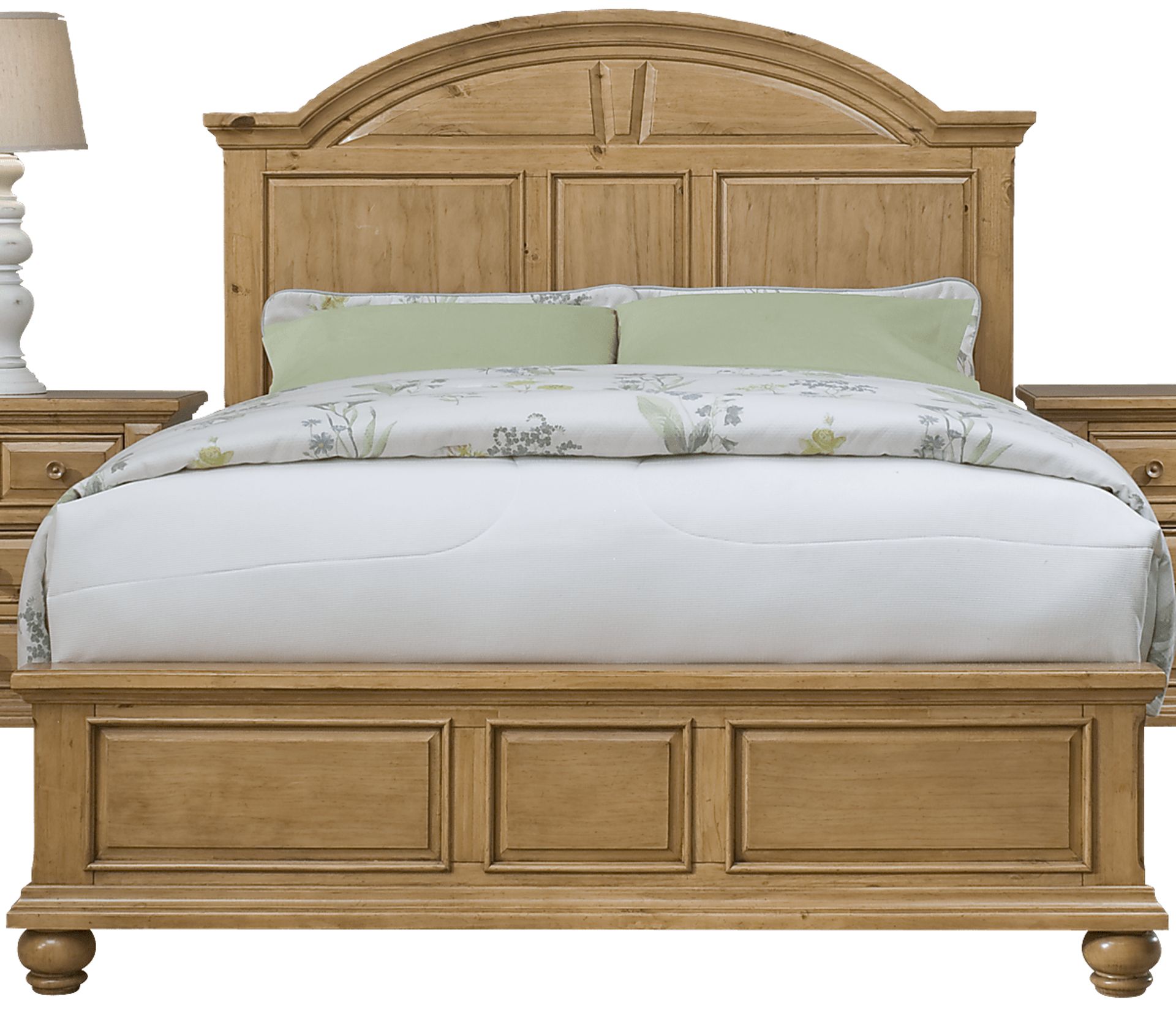 Berkshire Lake Pine 3 Pc King Panel Bed - Image 1