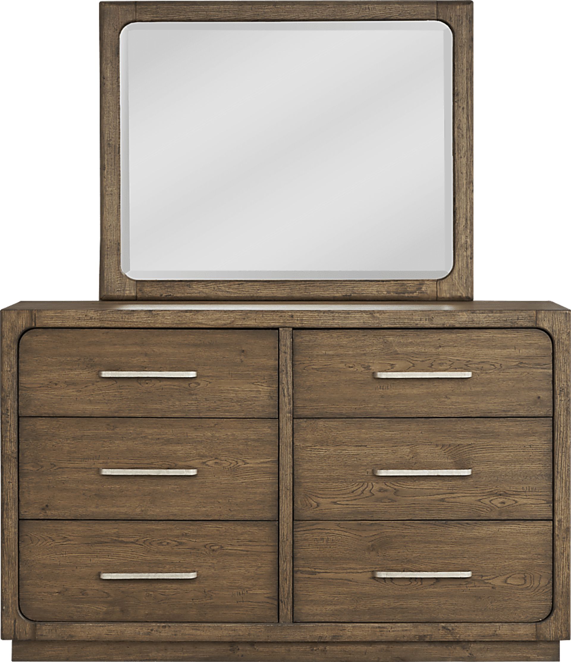 Berkview Place Brown 2 Pc Dresser and Mirror - Image 1