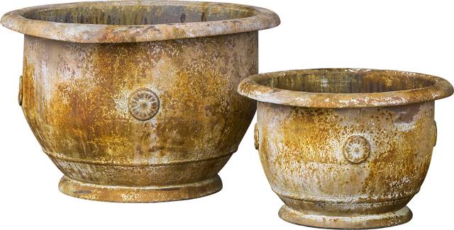 Berm Green Indoor/Outdoor Pot Set of 2 - Thumbnail - Image 1
