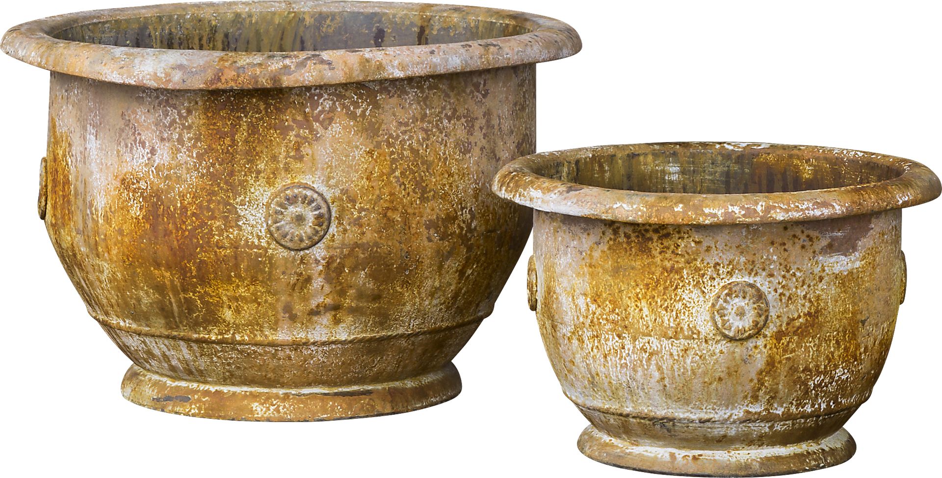 Berm Green Indoor/Outdoor Pot Set of 2 - Image 1